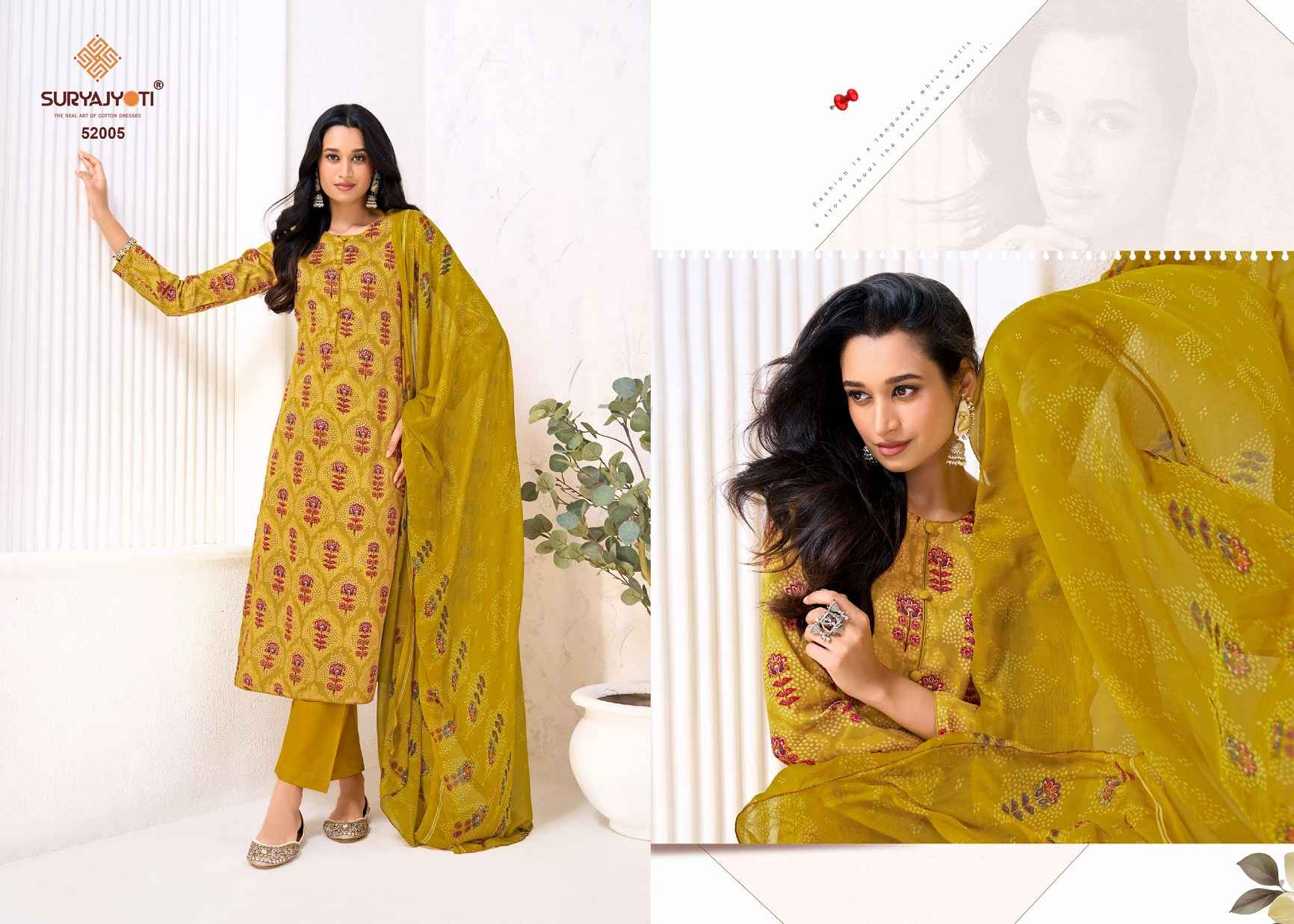 Suryajyoti Naishaa Vol 52 Jam Satin Dress Material 10 pcs Catalogue