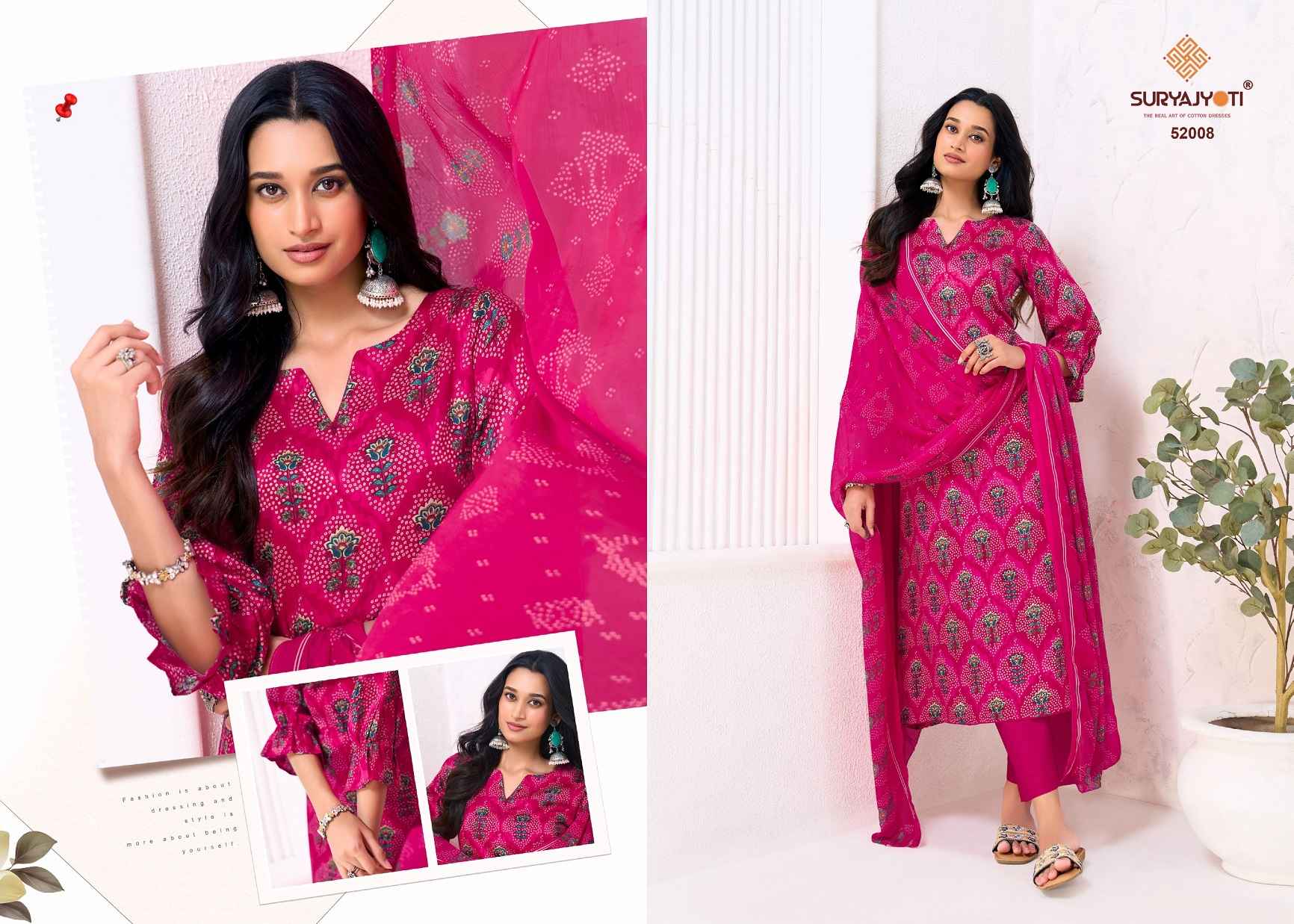 Suryajyoti Naishaa Vol 52 Jam Satin Dress Material 10 pcs Catalogue