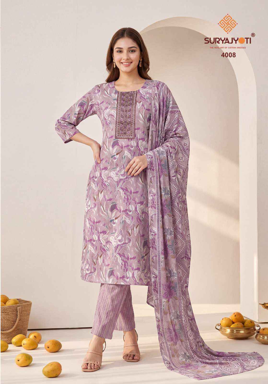 Suryajyoti Pragya Vol 4 Cotton Kurti Combo 10 pcs Catalogue