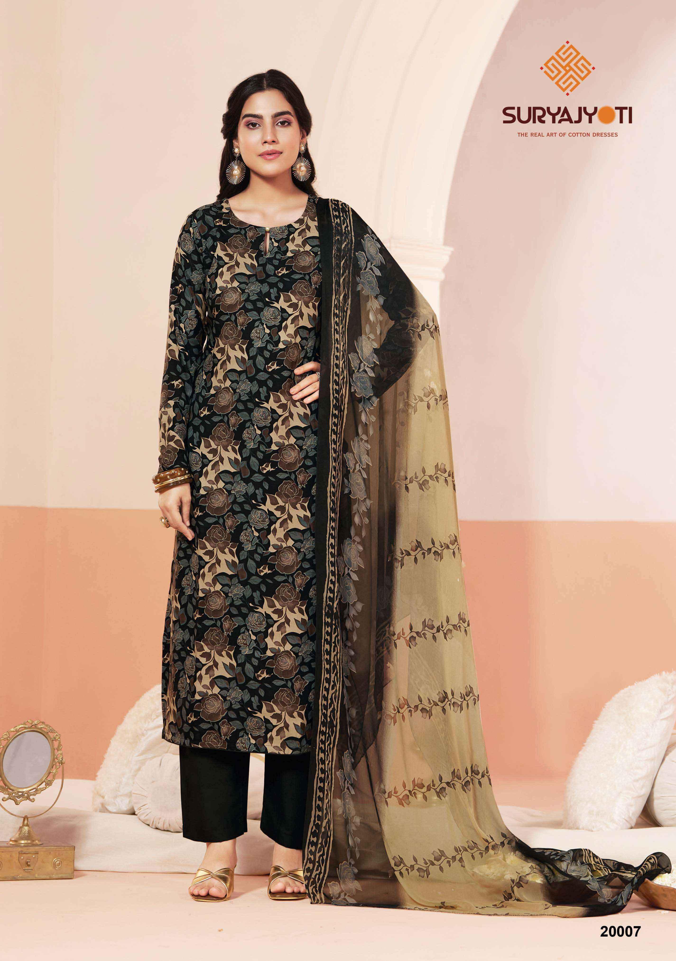 Suryajyoti Princess Vol 20 Rayon Dress Material 10 pcs Catalogue