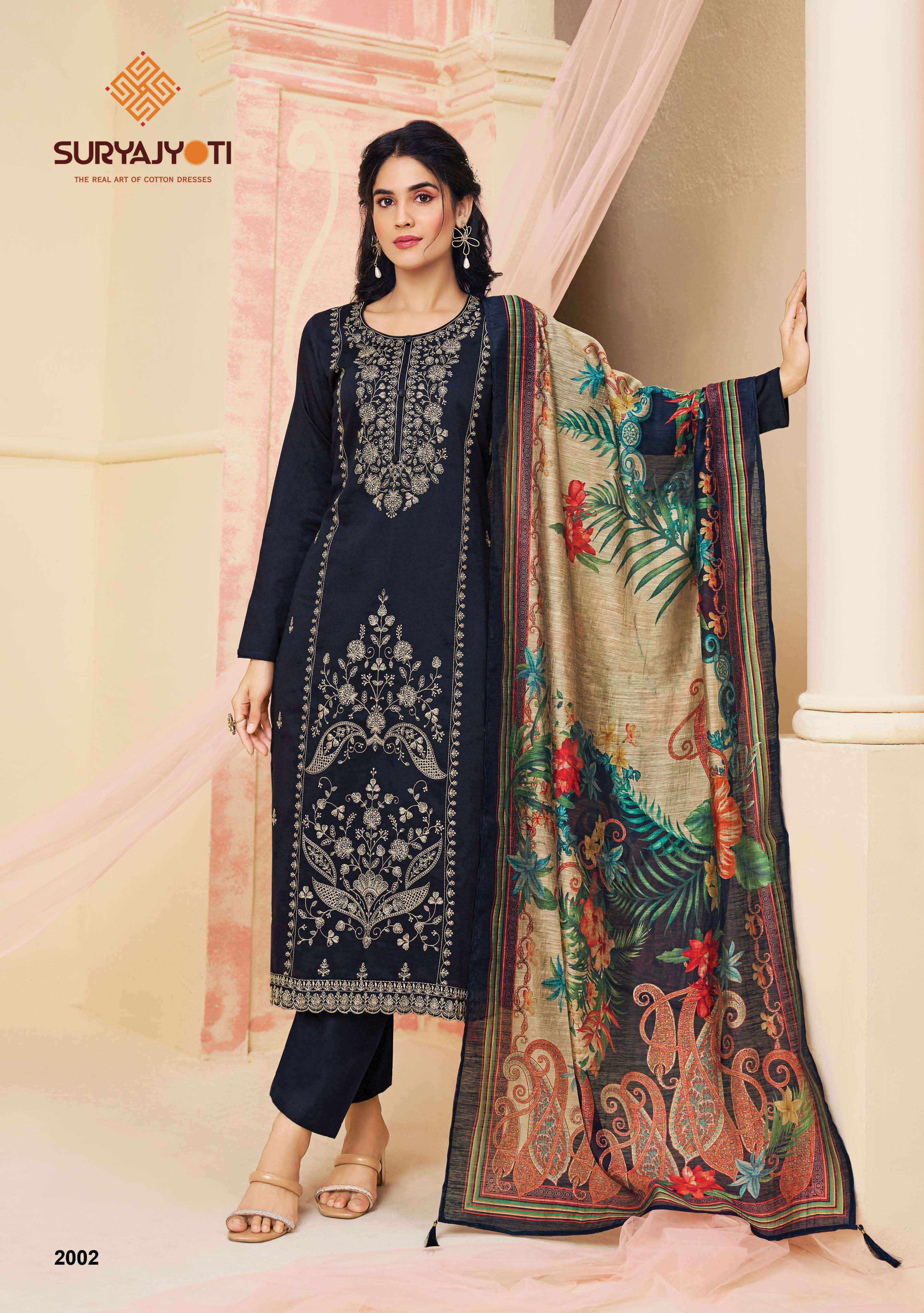 Suryajyoti Zaira Vol 2 Jam Satin Dress Material 6 pcs Catalogue