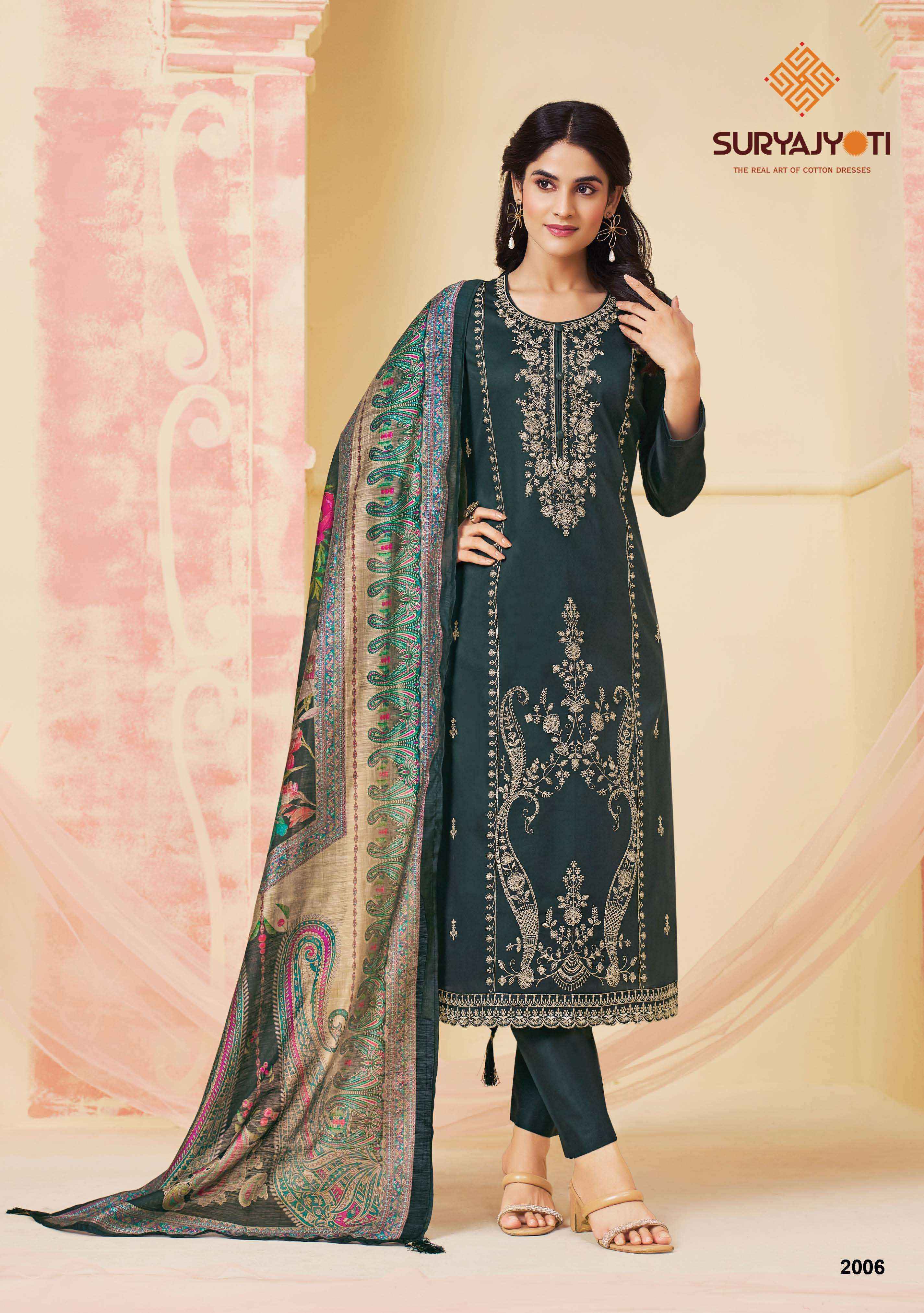 Suryajyoti Zaira Vol 2 Jam Satin Dress Material 6 pcs Catalogue