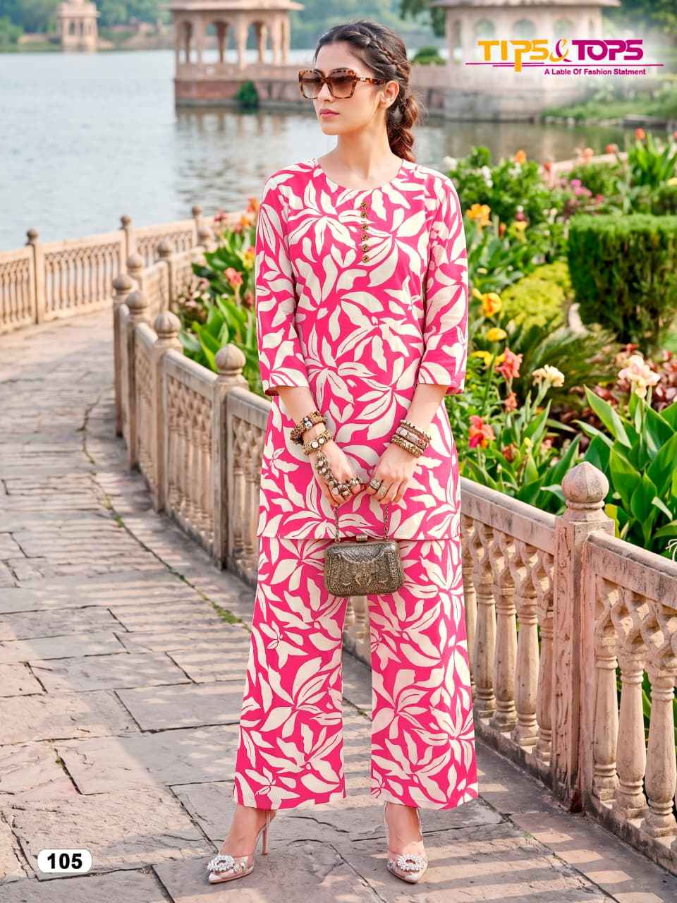 Tips & Tops Cotton Beauty Cotton Co Ord Set 6 Pc Catalogue