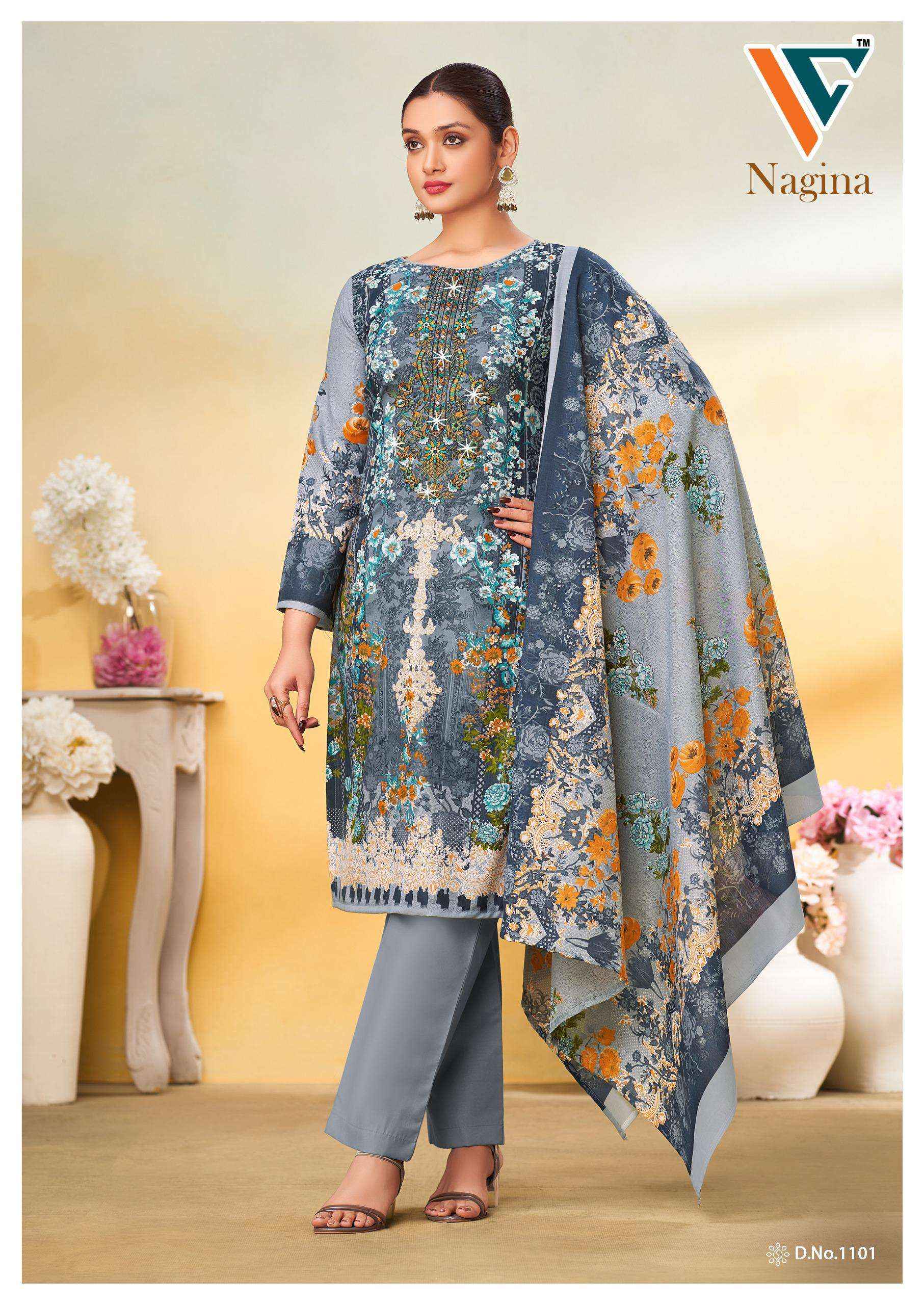 Vandana Creation Nagina‎ Vol 11 Cotton Dress Material 8 pcs Catalogue