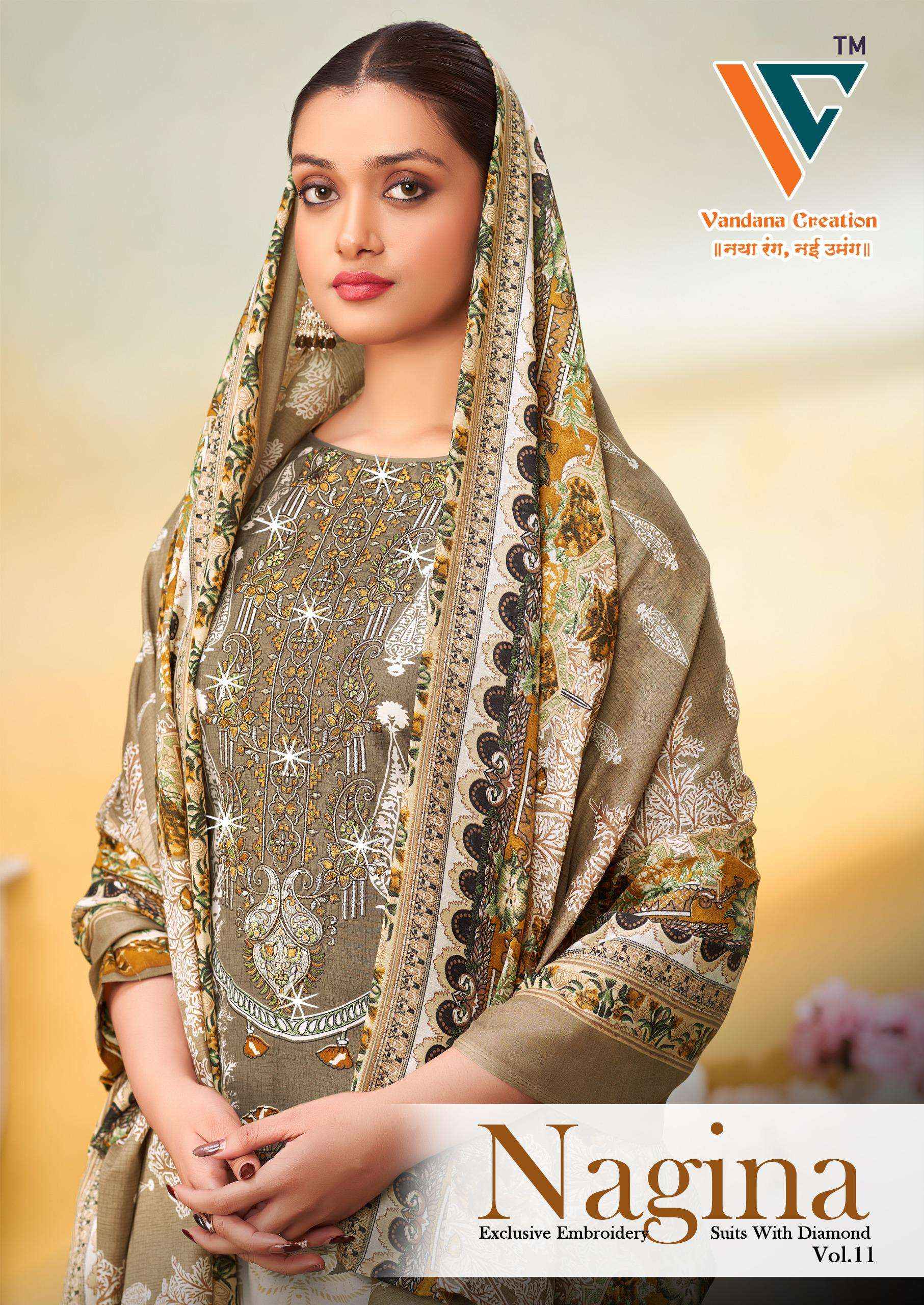 Vandana Creation Nagina‎ Vol 11 Cotton Dress Material 8 pcs Catalogue