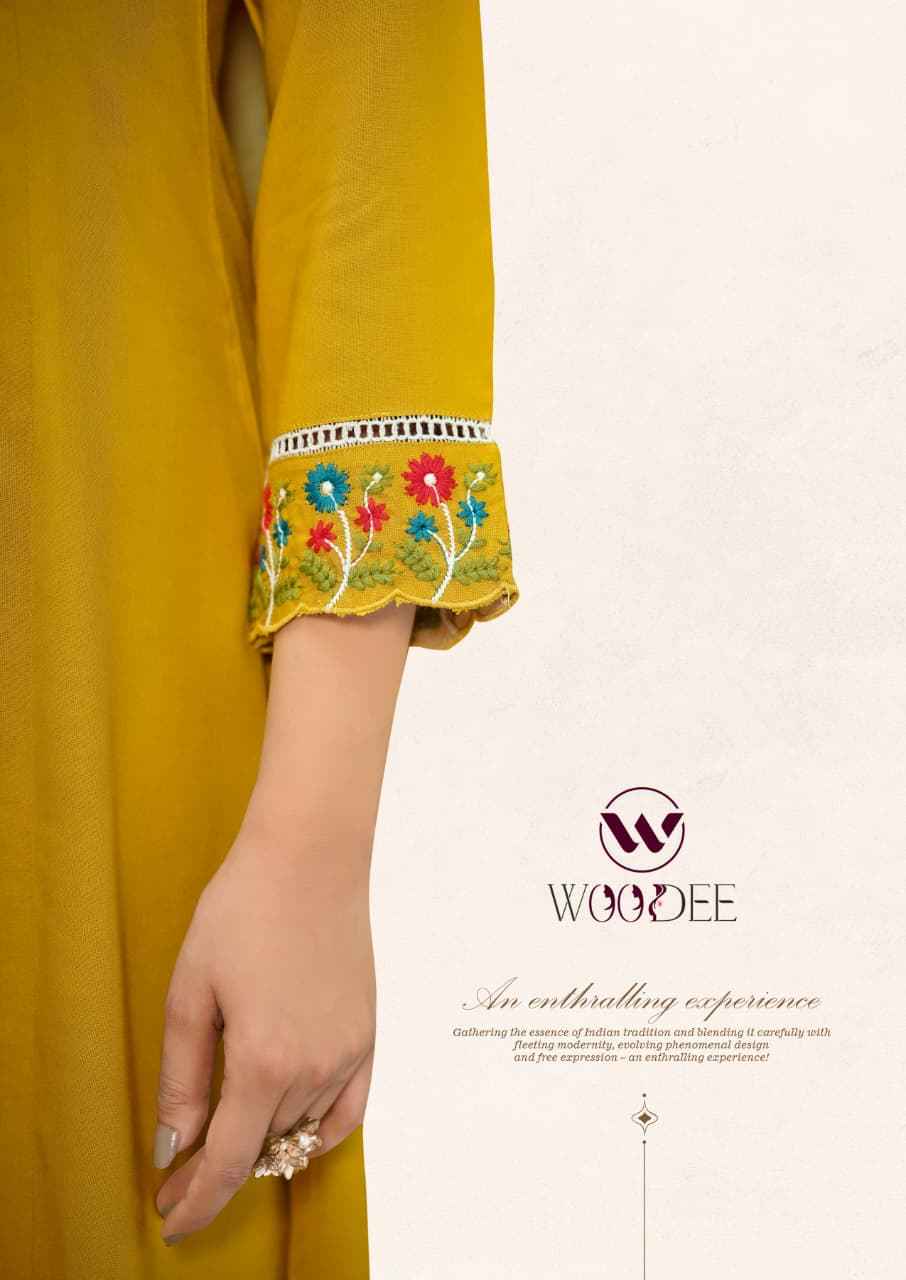 Woodee Sahiba Rayon Kurti Combo 6 pcs Catalogue