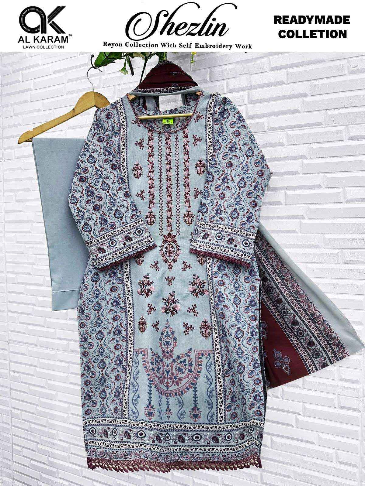 Al Karam Shezlin Readymade Reyon Dress 6 pcs Catalogue