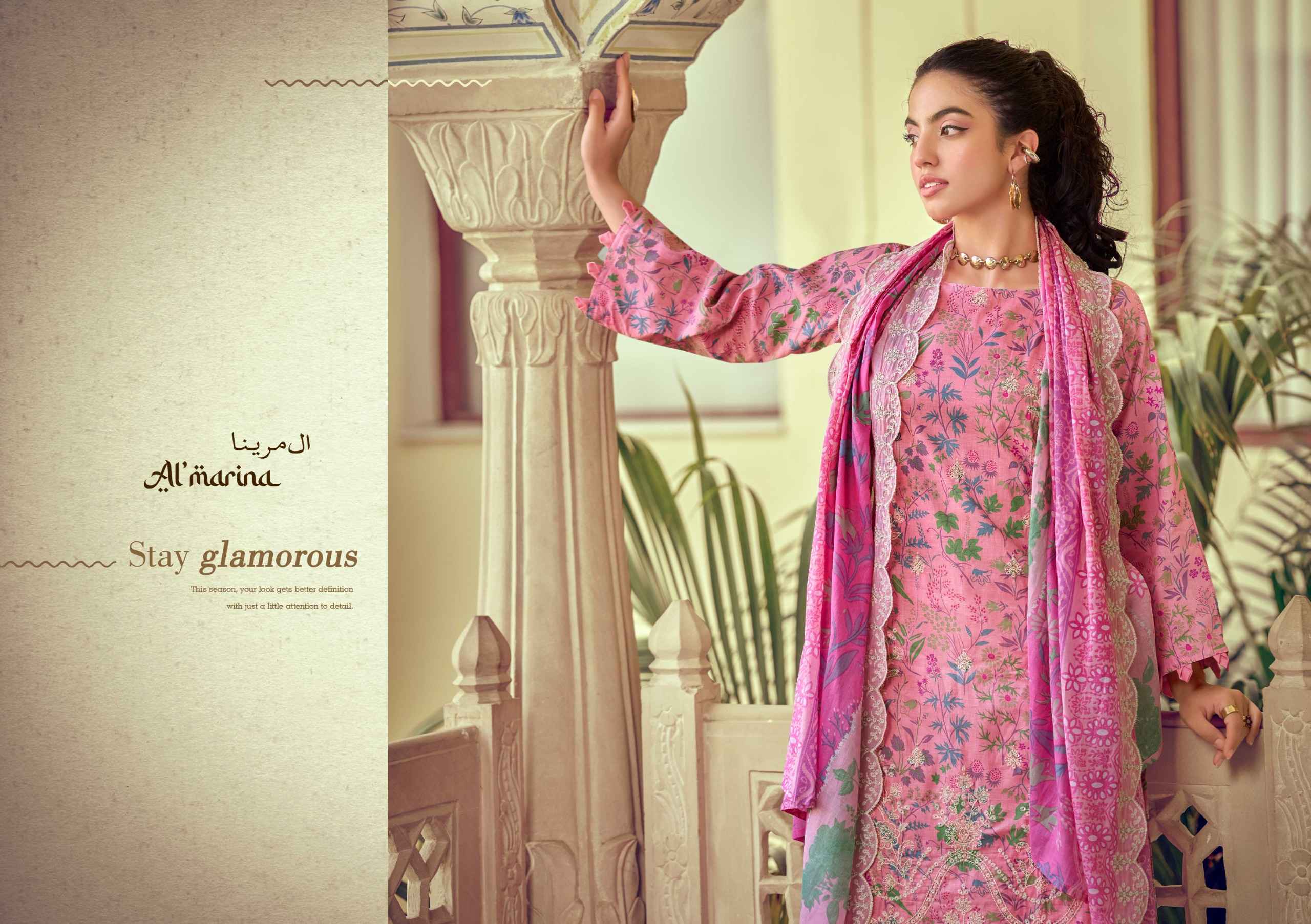 Al Marina Chikankari Vol 5 Cotton Dress Material 8 pcs Catalogue