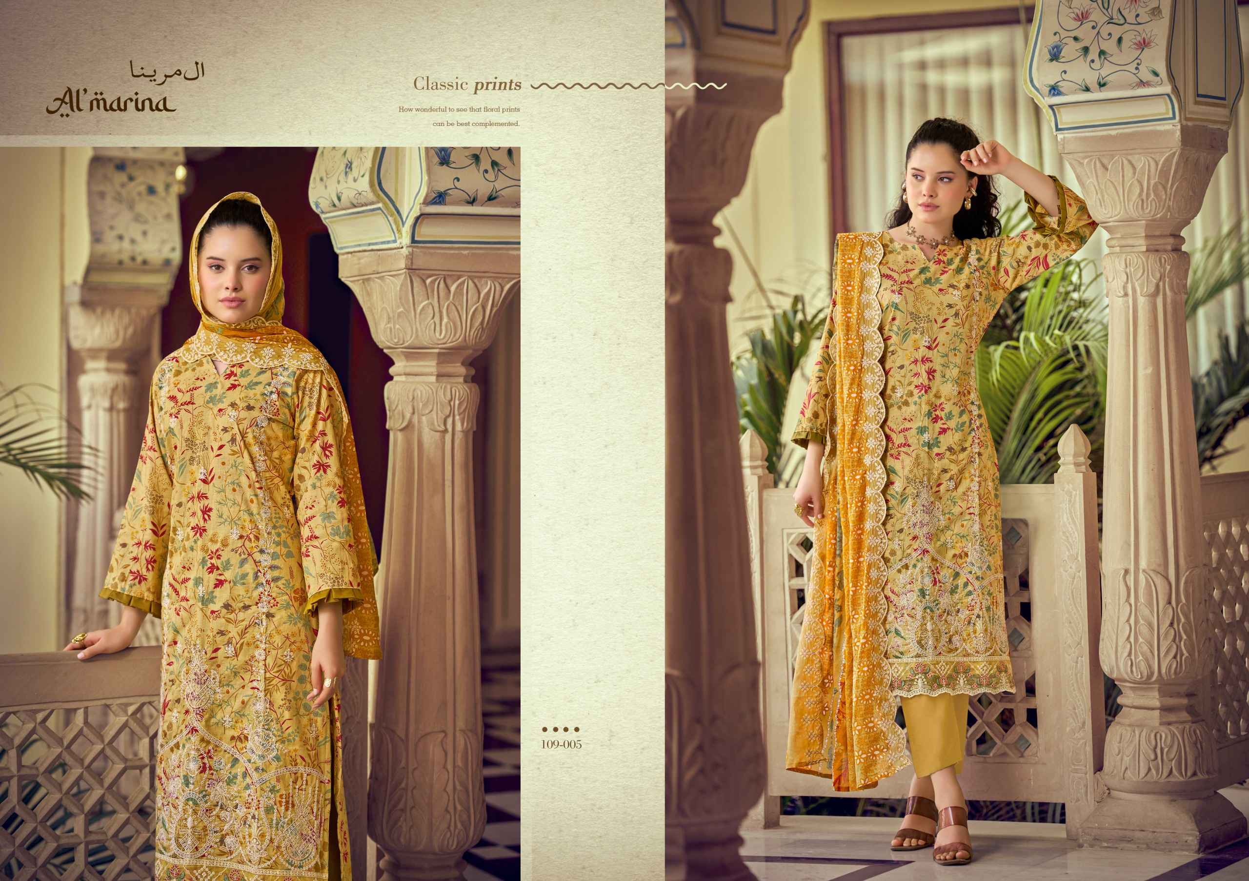 Al Marina Chikankari Vol 5 Cotton Dress Material 8 pcs Catalogue