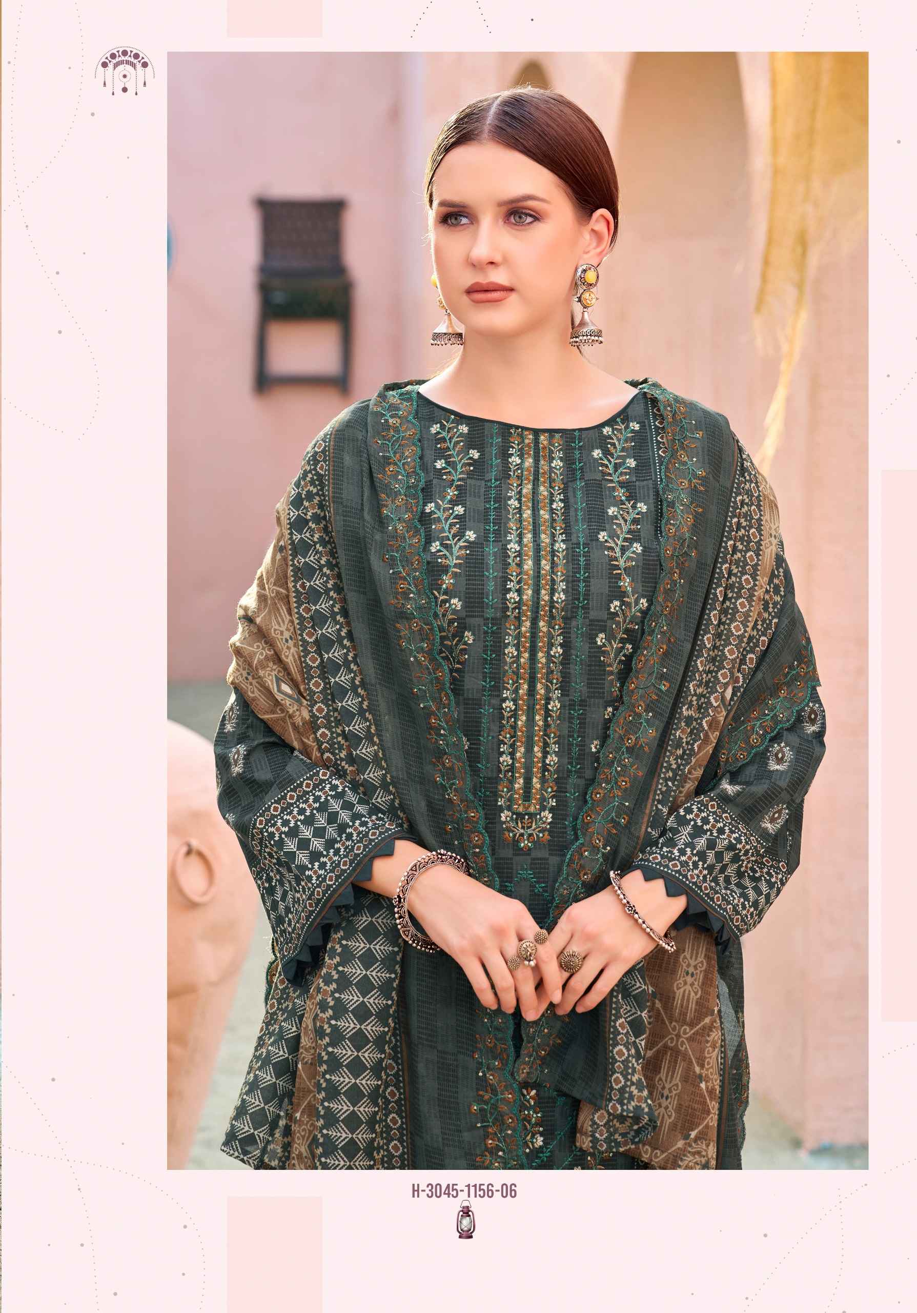 Alok Bin Saeed Premium Cambric Cotton Dress Material 8 pcs Catalogue