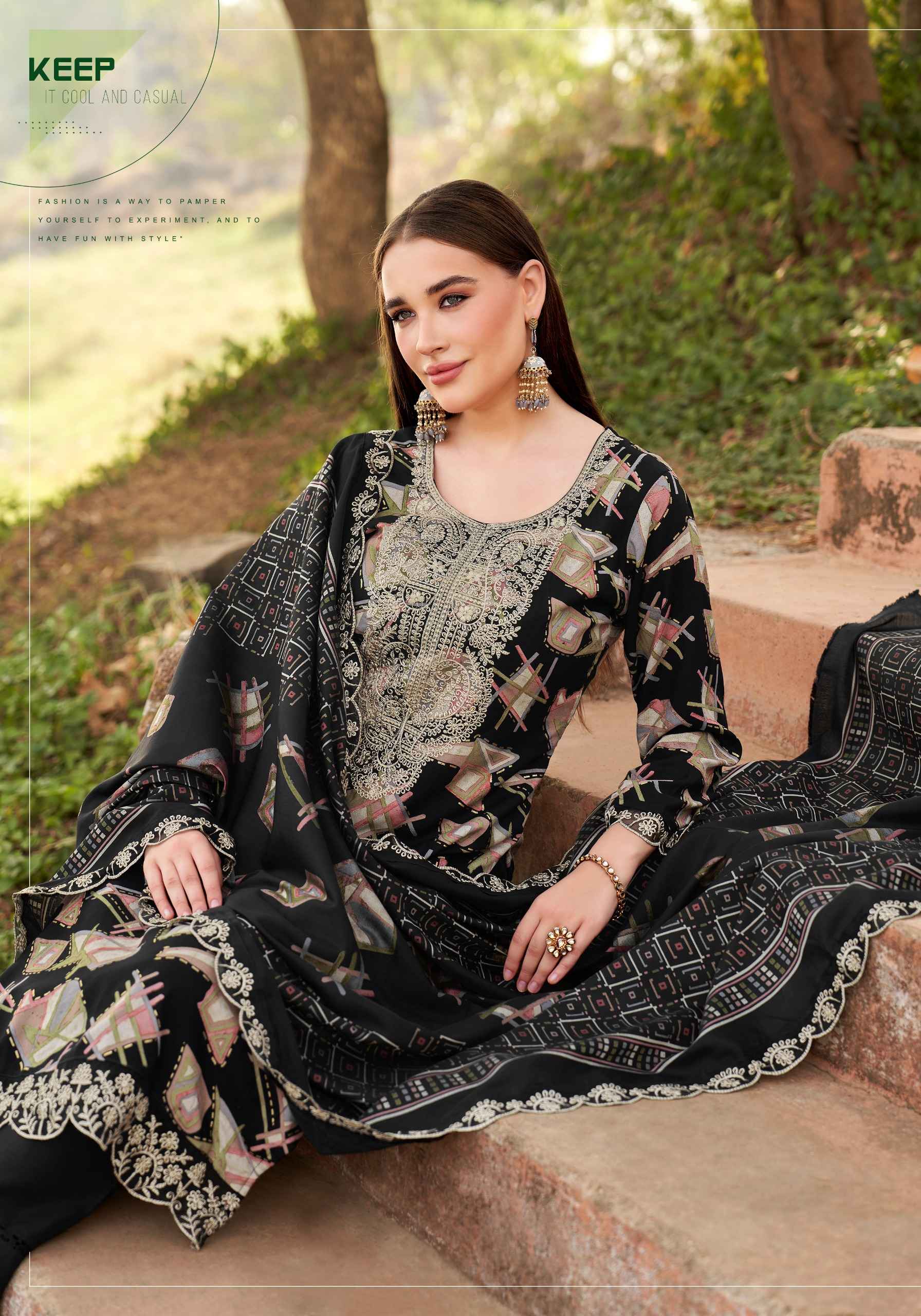 Alok Black Diamond Edition 15 Rayon Dress Material 6 pcs Catalogue