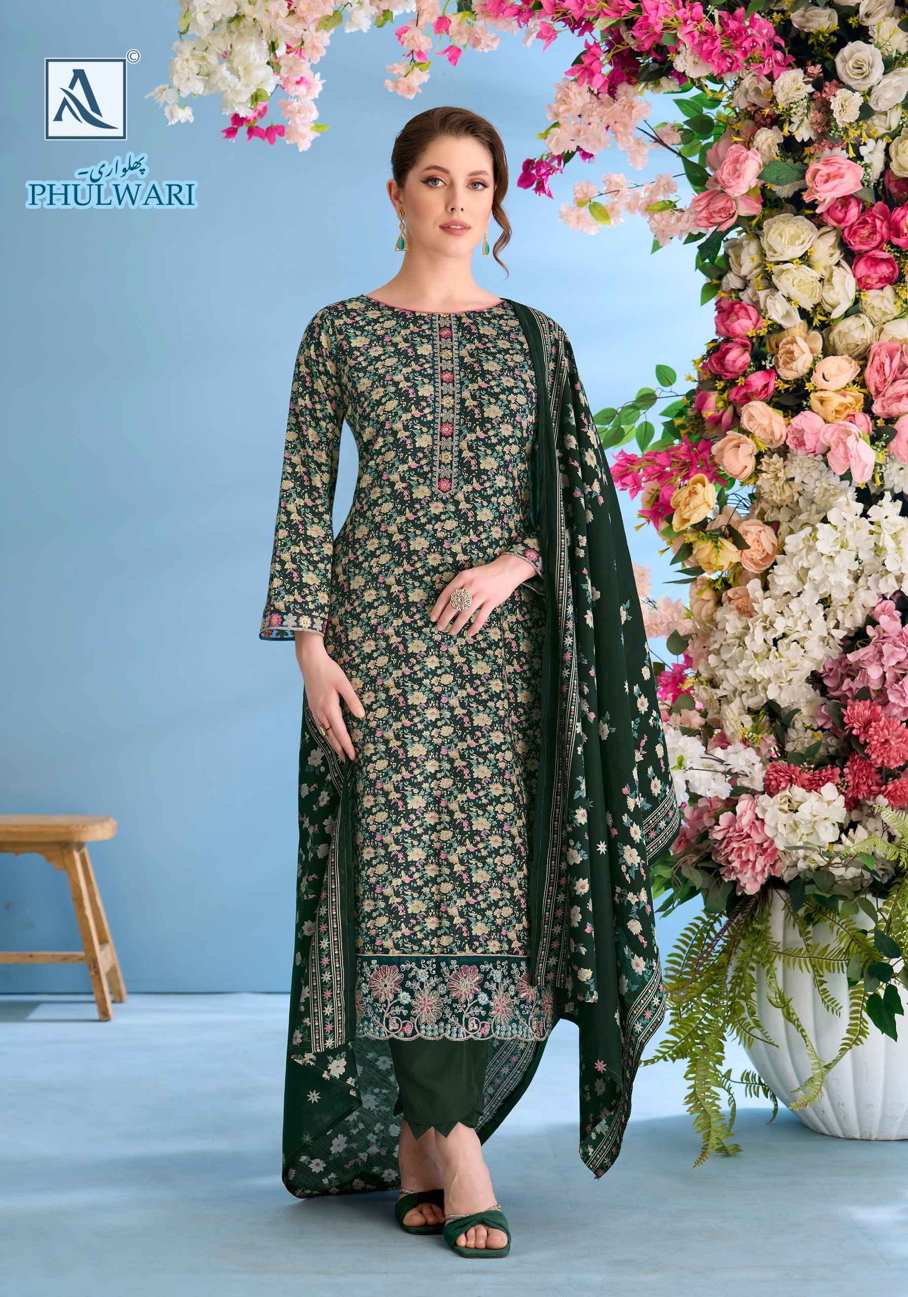 Alok Phulwari Zam Dress Material 6 pcs Catalogue