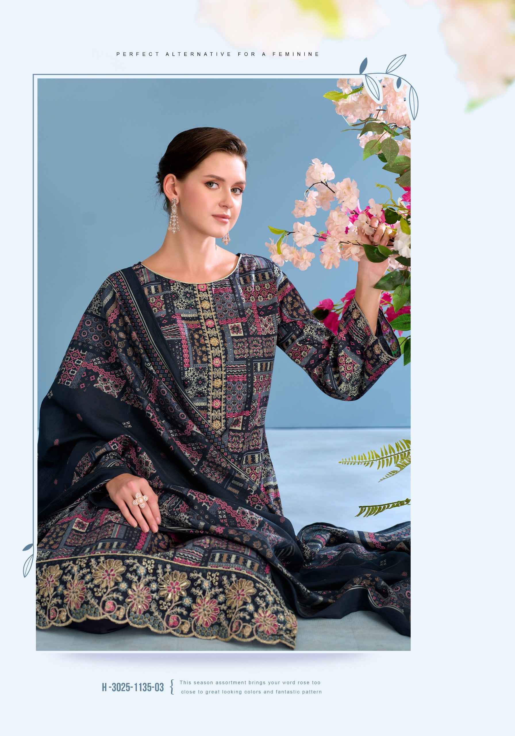 Alok Phulwari Zam Dress Material 6 pcs Catalogue