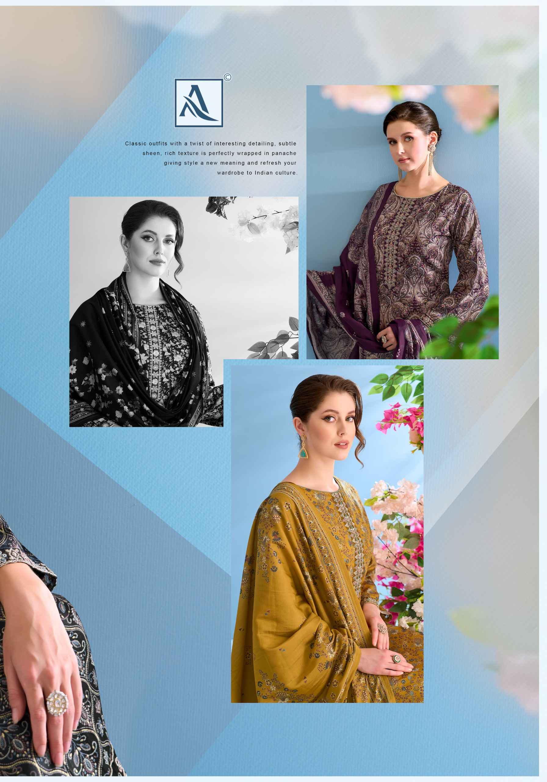 Alok Phulwari Zam Dress Material 6 pcs Catalogue
