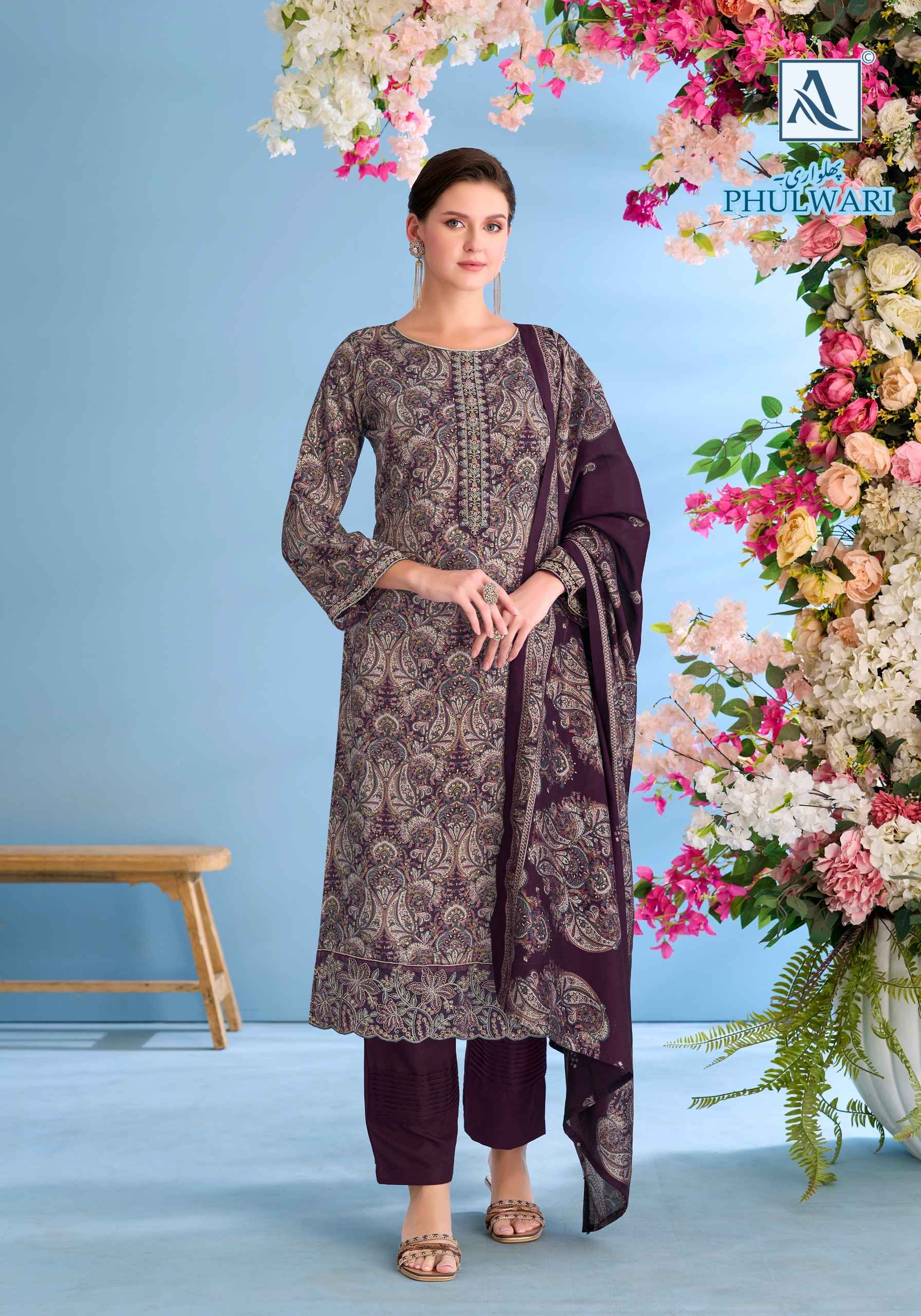 Alok Phulwari Zam Dress Material 6 pcs Catalogue