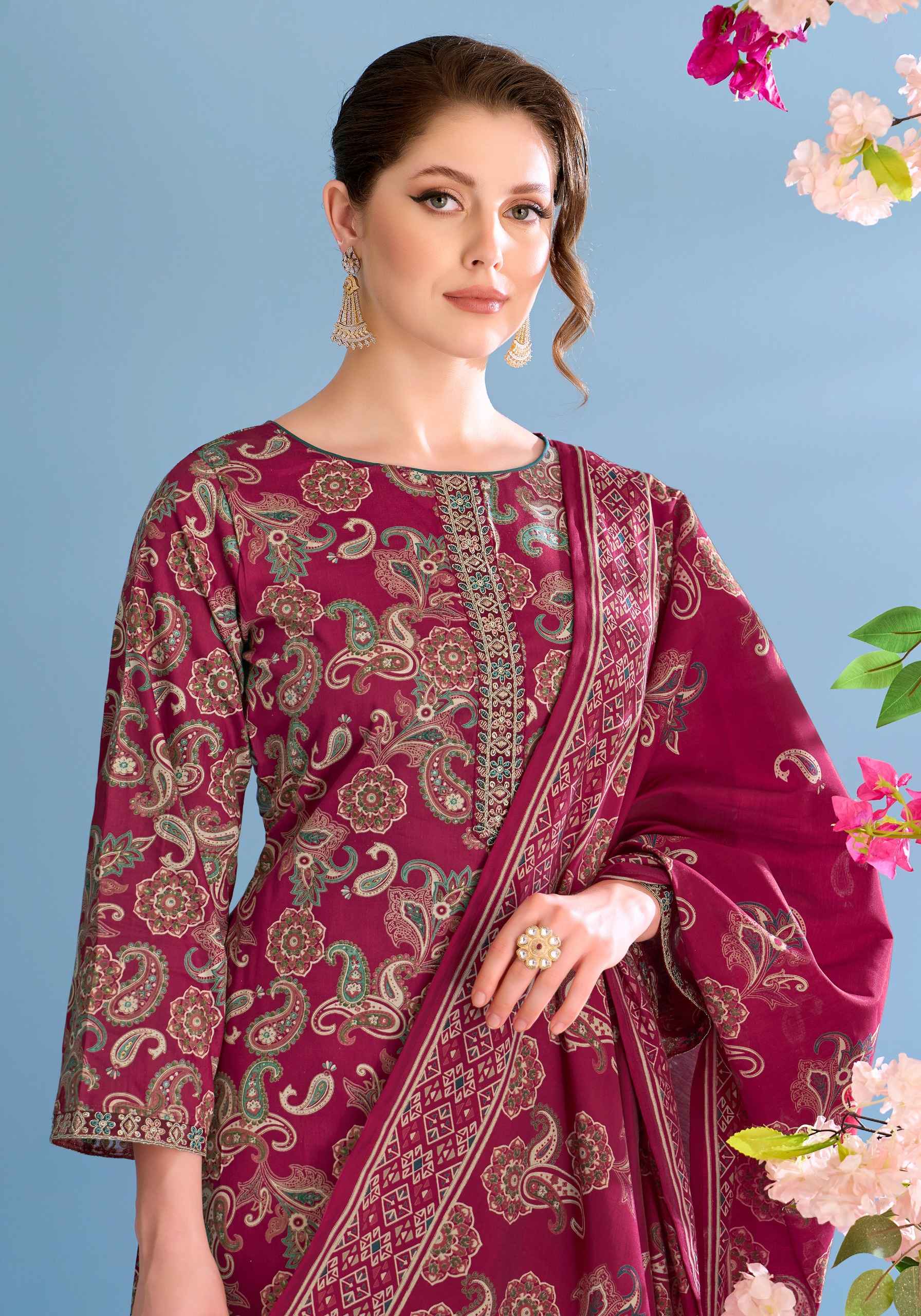 Alok Phulwari Zam Dress Material 6 pcs Catalogue