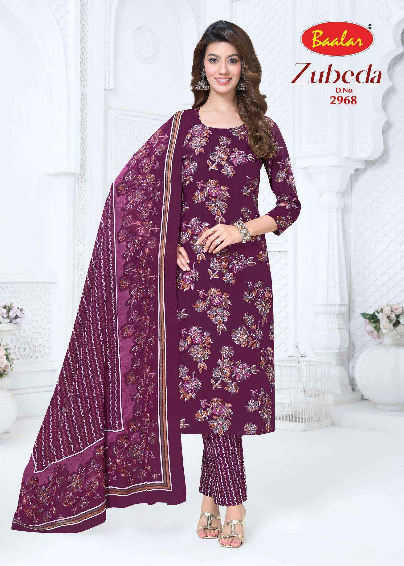 Baalar Zubeda Vol 29 Cotton Dress Material 15 pcs Catalogue