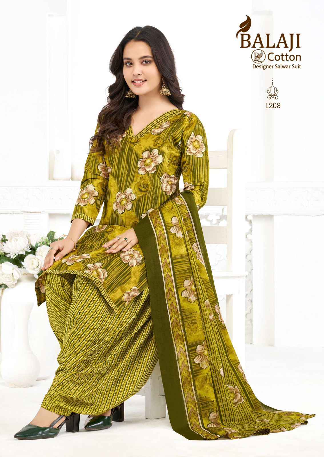 Balaji Sui Dhaga Vol 12 Readymade Cotton Dress 10 pcs Catalogue