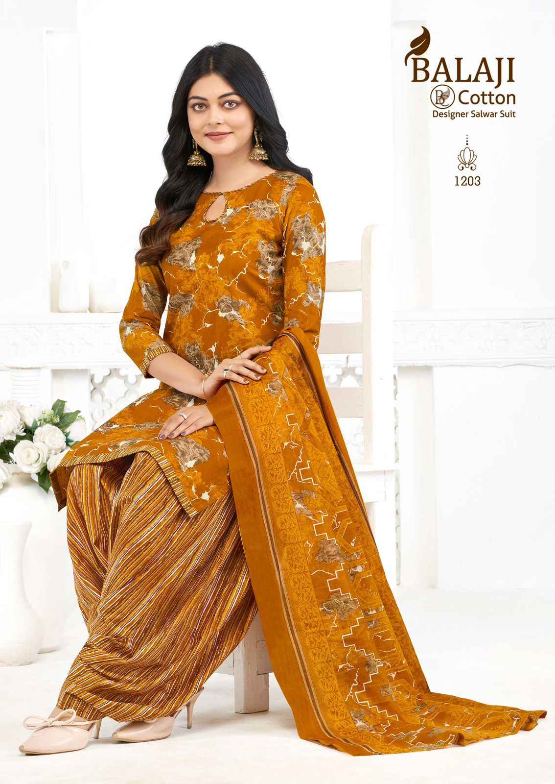 Balaji Sui Dhaga Vol 12 Readymade Cotton Dress 10 pcs Catalogue