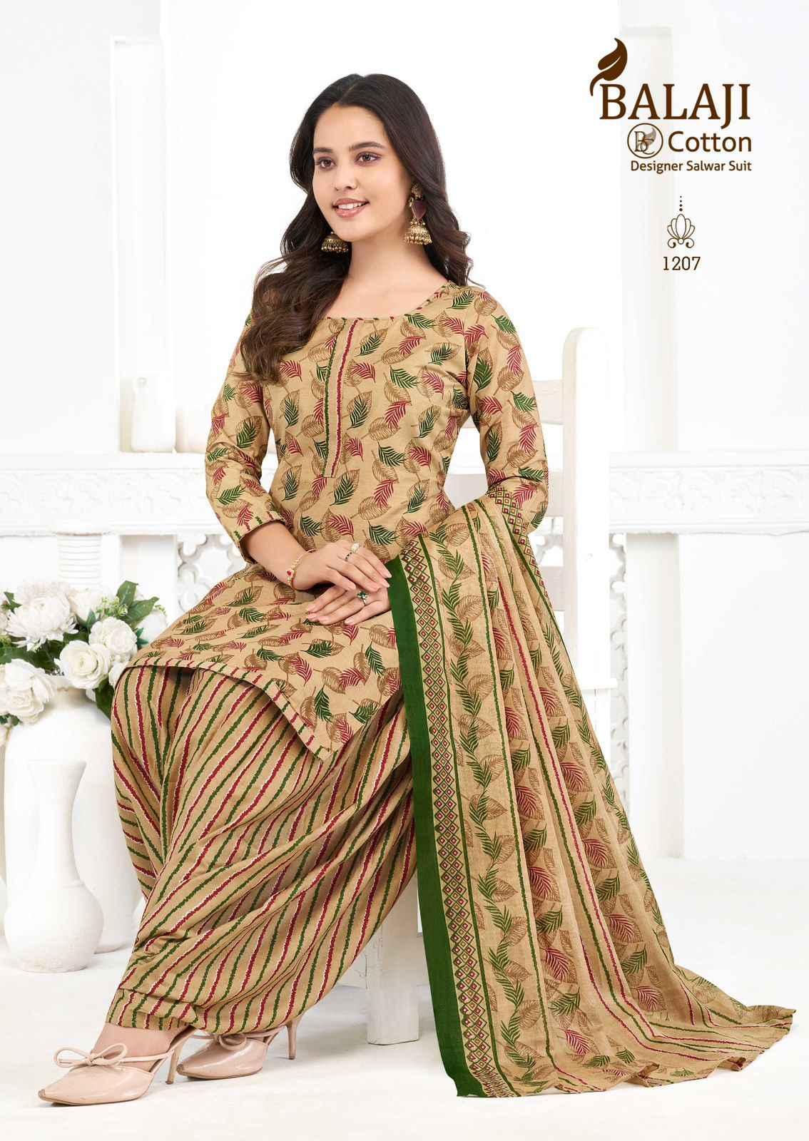 Balaji Sui Dhaga Vol 12 Readymade Cotton Dress 10 pcs Catalogue