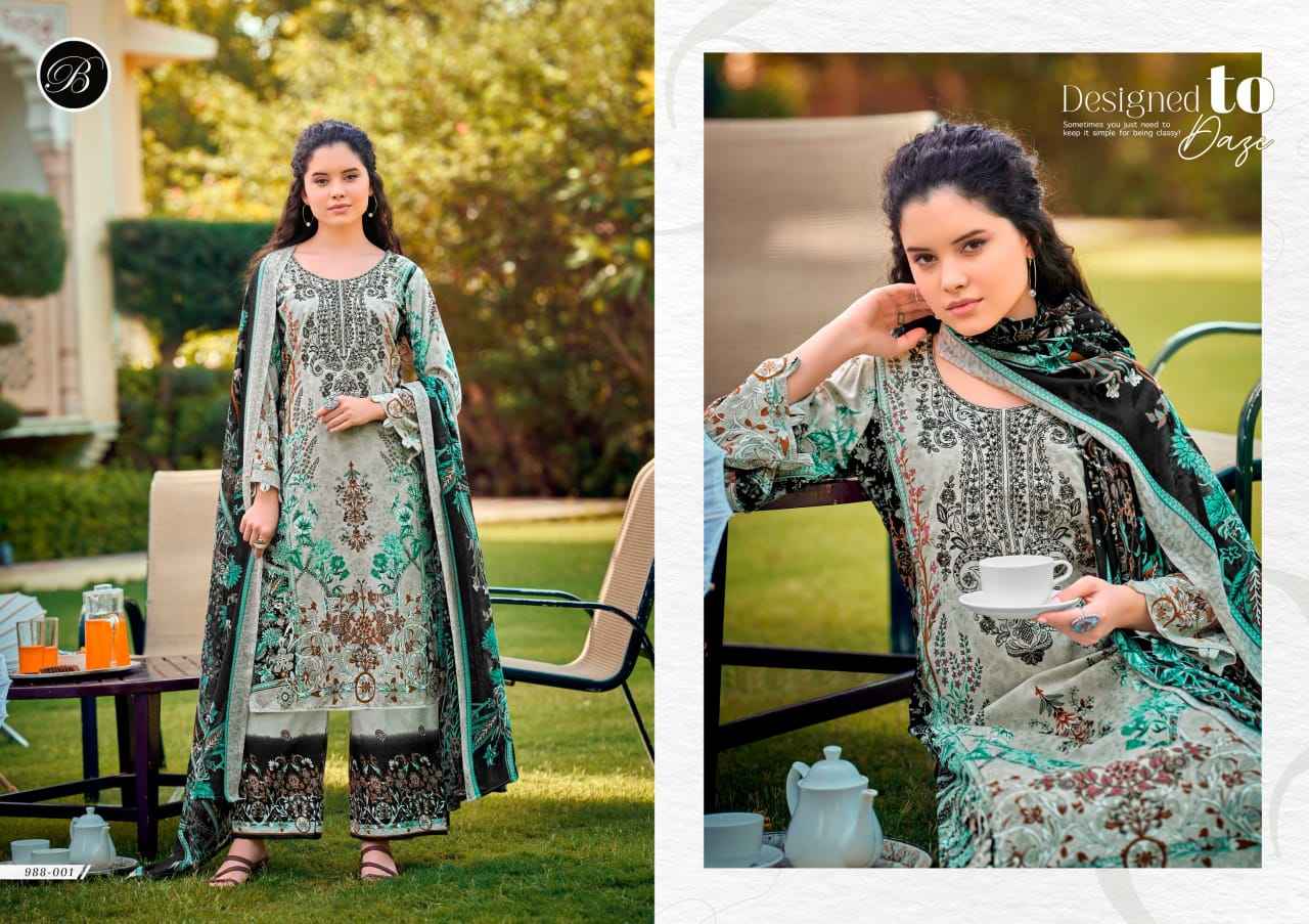 Belliza Dilshad Vol 6 Viscose Rayon Dress Material 8 pcs Catalogue