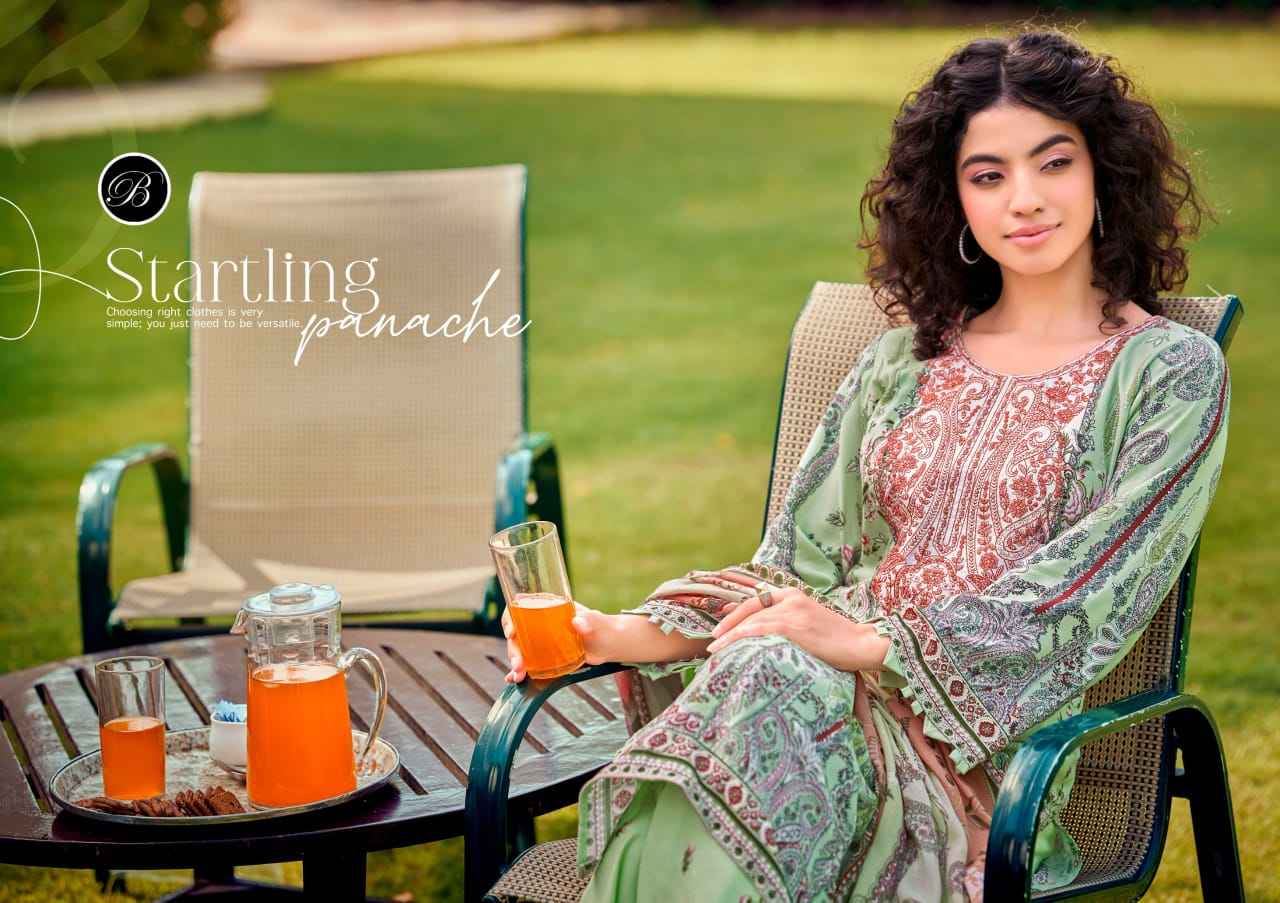 Belliza Dilshad Vol 6 Viscose Rayon Dress Material 8 pcs Catalogue