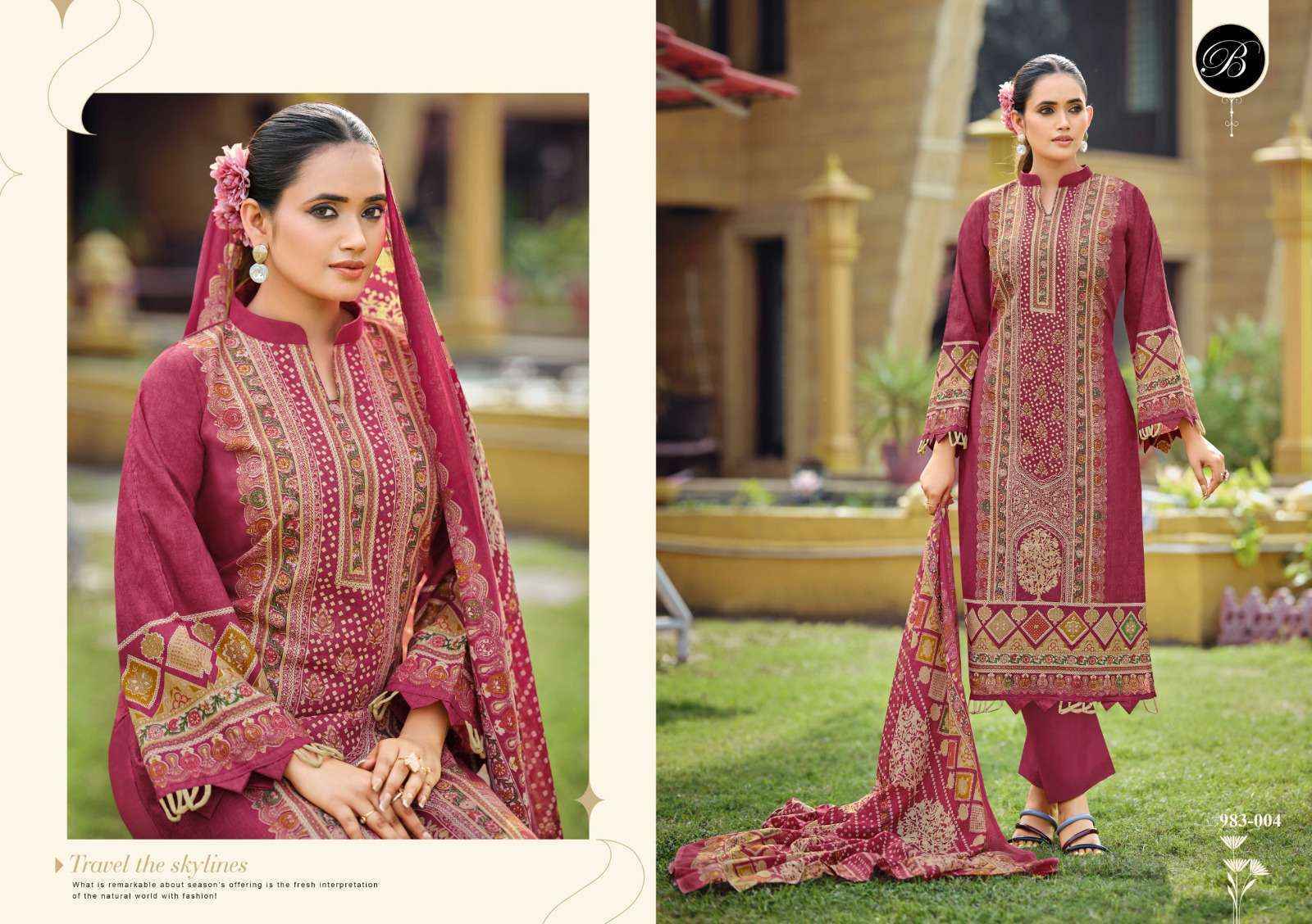 Belliza Farzana Readymade Cotton Suit 8 pcs Catalogue