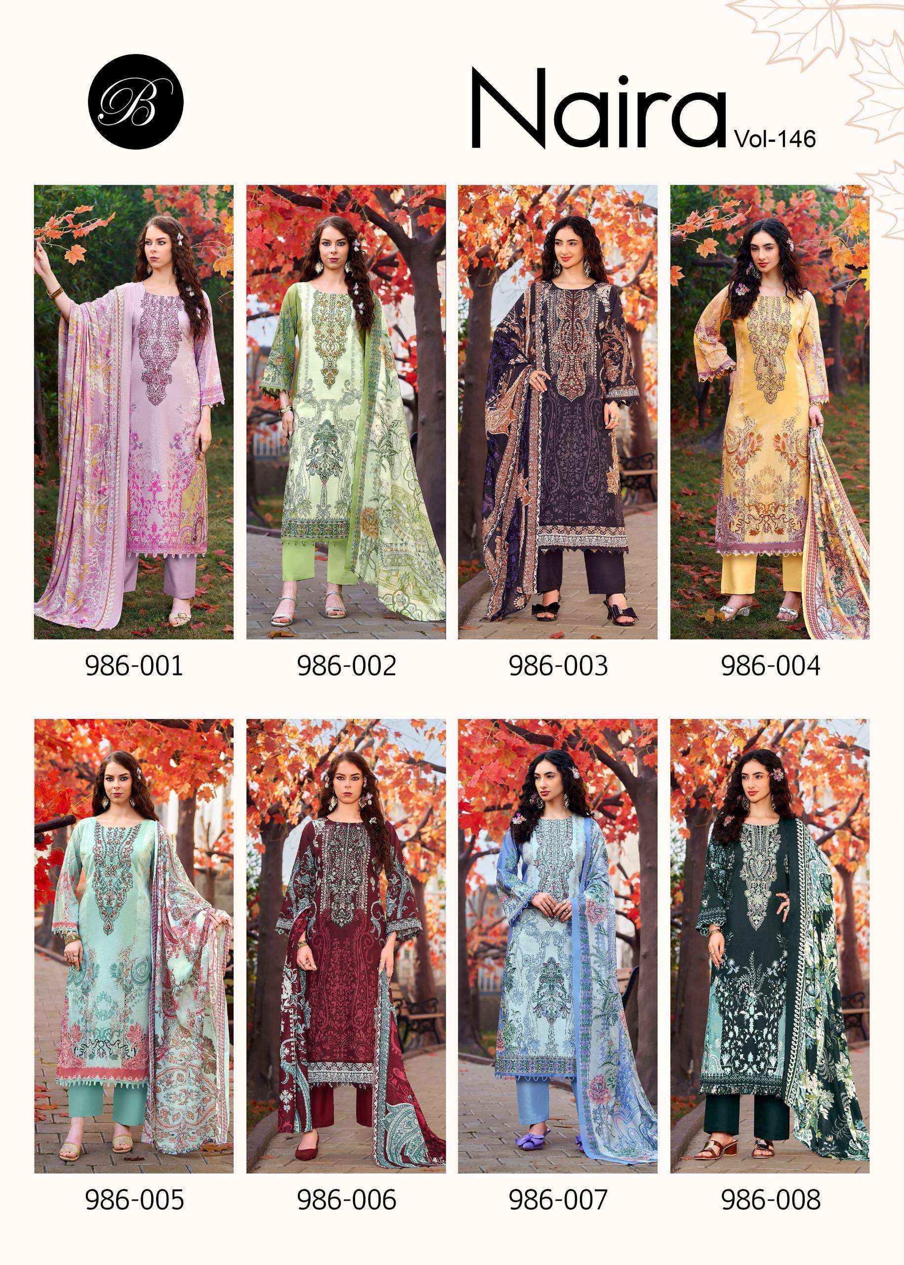 Belliza Naira Vol 146 Cotton Dress Material 8 pcs Cataloge