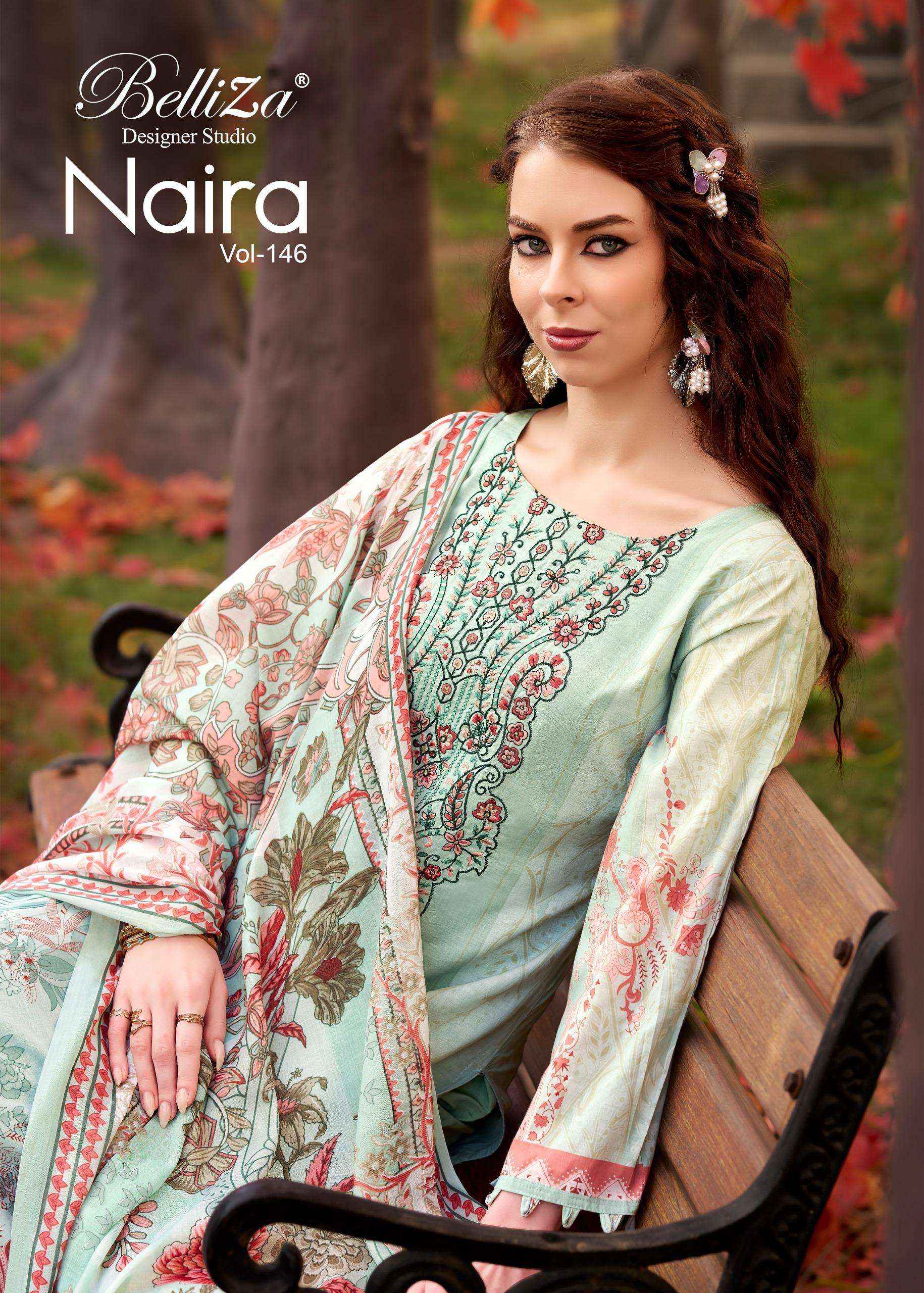 Belliza Naira Vol 146 Cotton Dress Material 8 pcs Cataloge