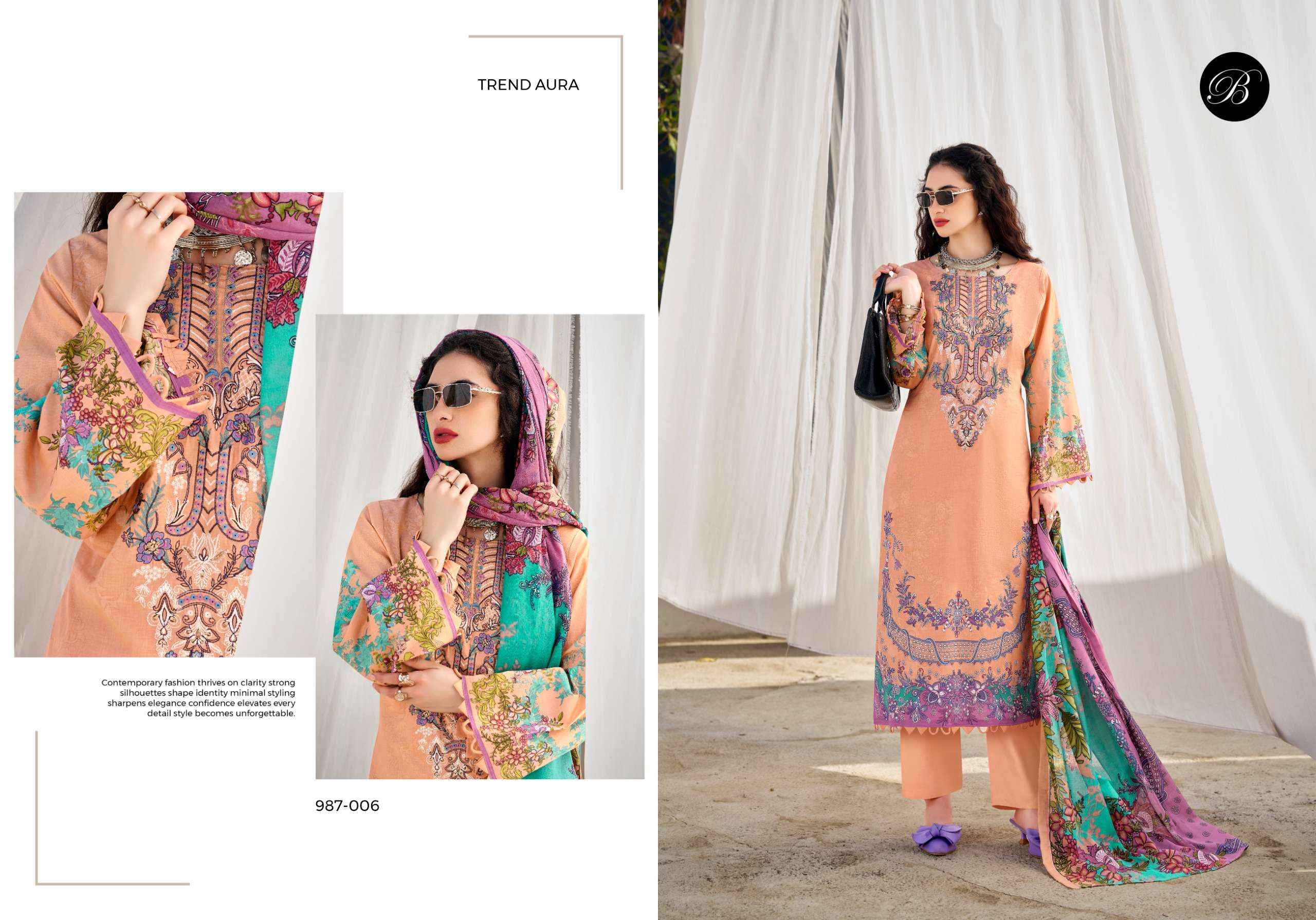 Belliza Naira Vol 147 Cotton Dress Material 8 pcs Cataloge