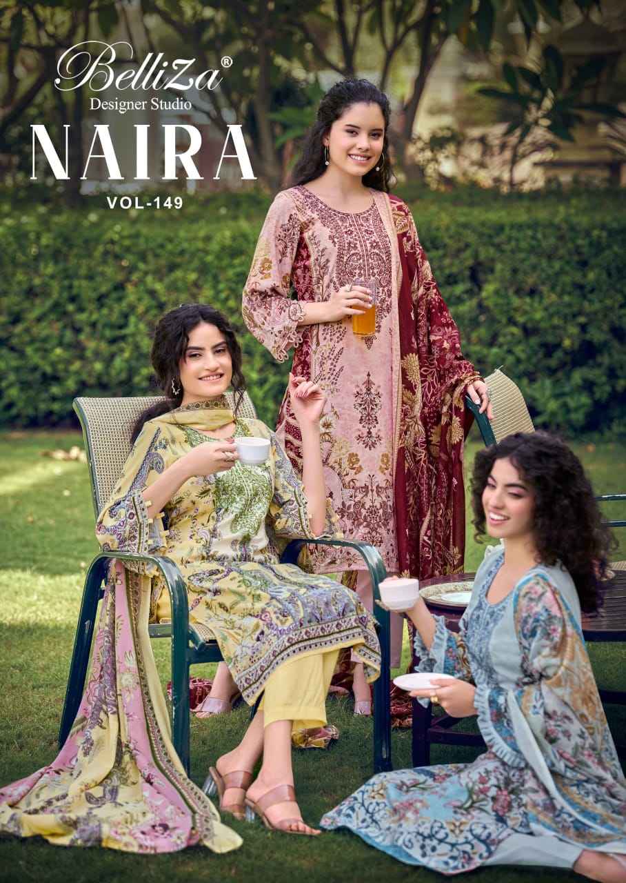 Belliza Naira Vol 149 Cotton Dress Material 8 pcs Cataloge