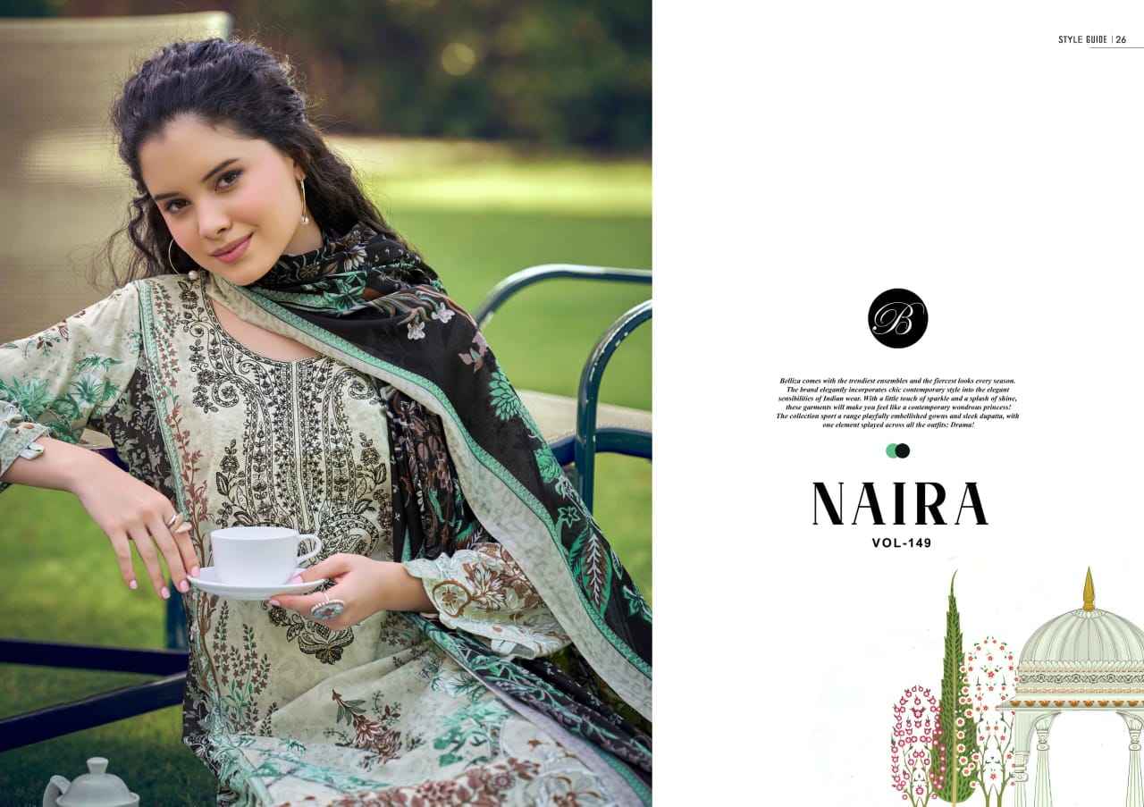 Belliza Naira Vol 149 Cotton Dress Material 8 pcs Cataloge
