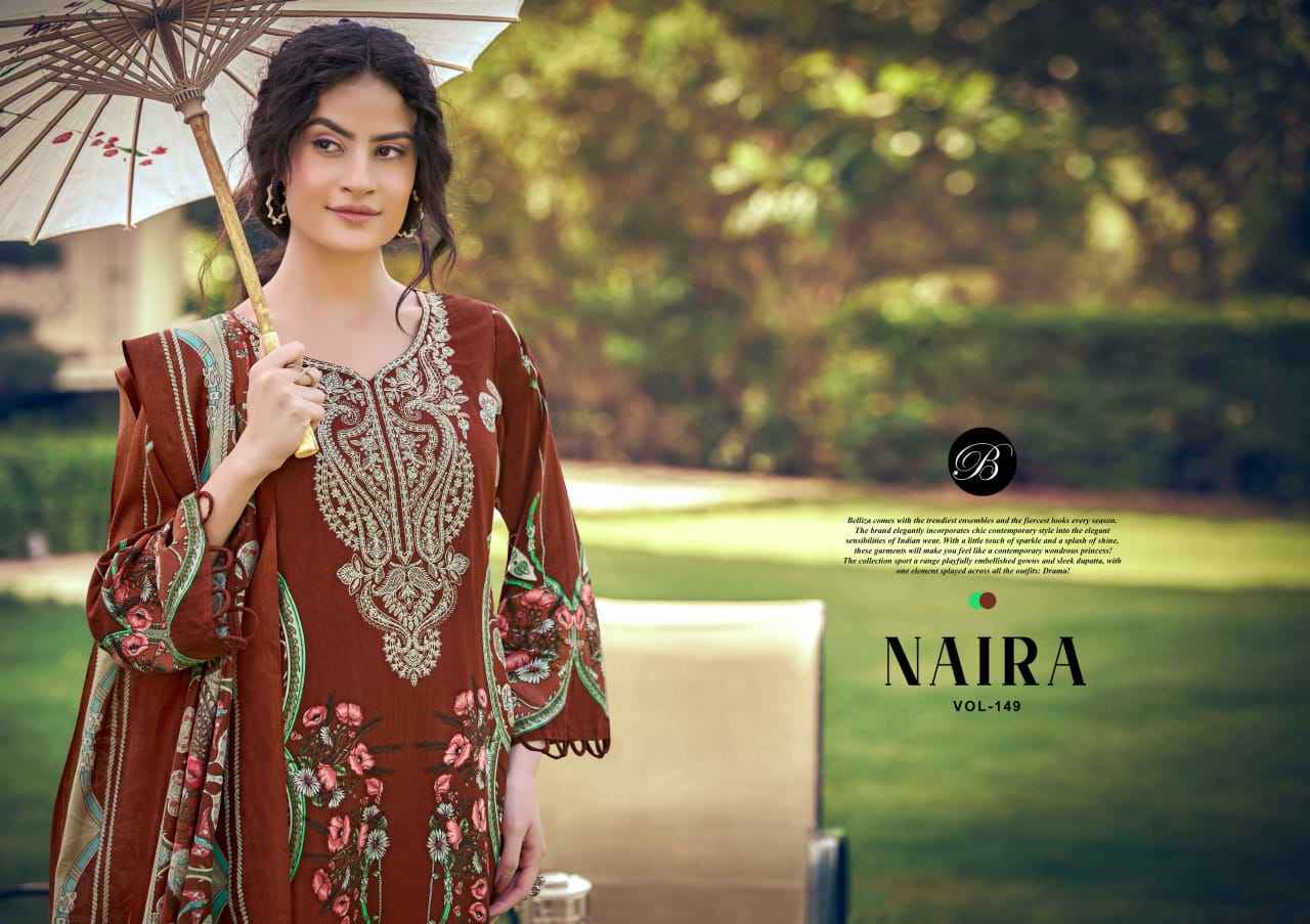 Belliza Naira Vol 149 Cotton Dress Material 8 pcs Cataloge