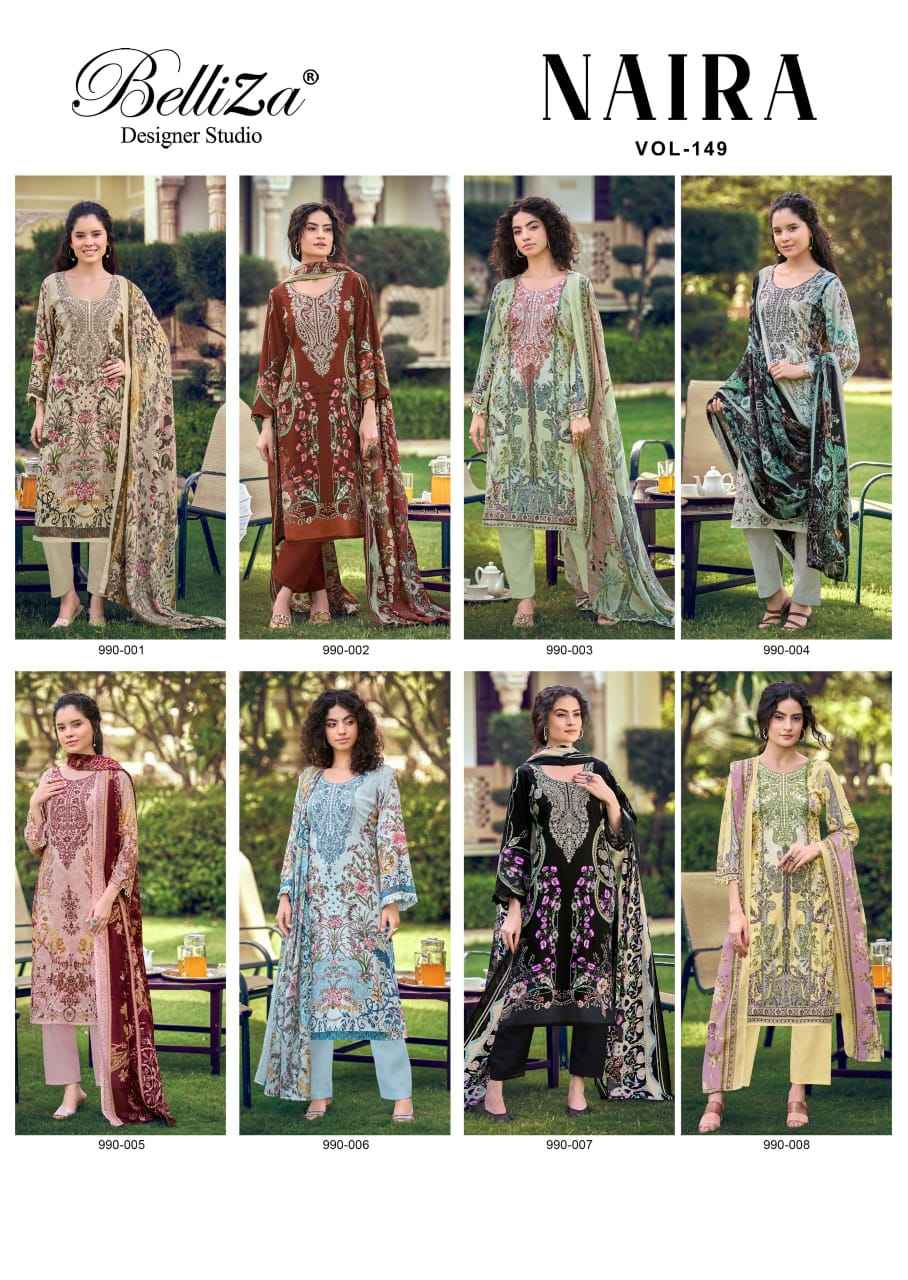 Belliza Naira Vol 149 Cotton Dress Material 8 pcs Cataloge