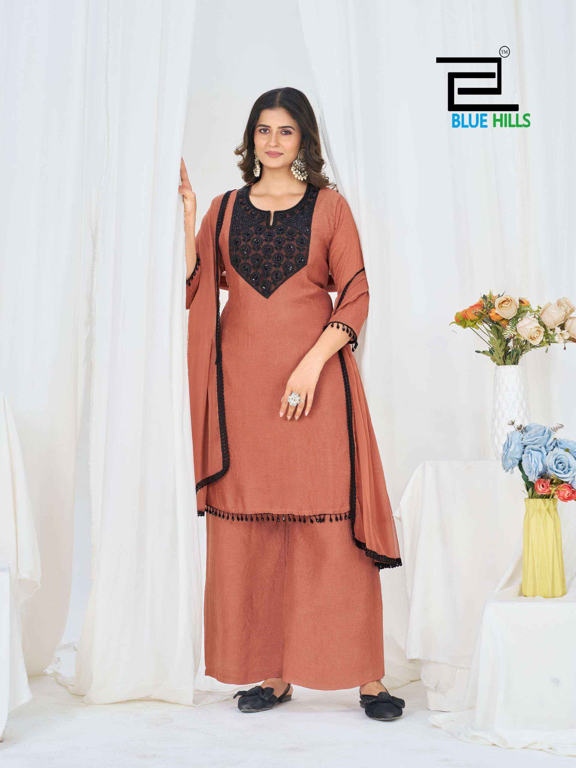 Blue Hills Avantika Rangoli Crush Kurti Combo 4 pcs Catalogue