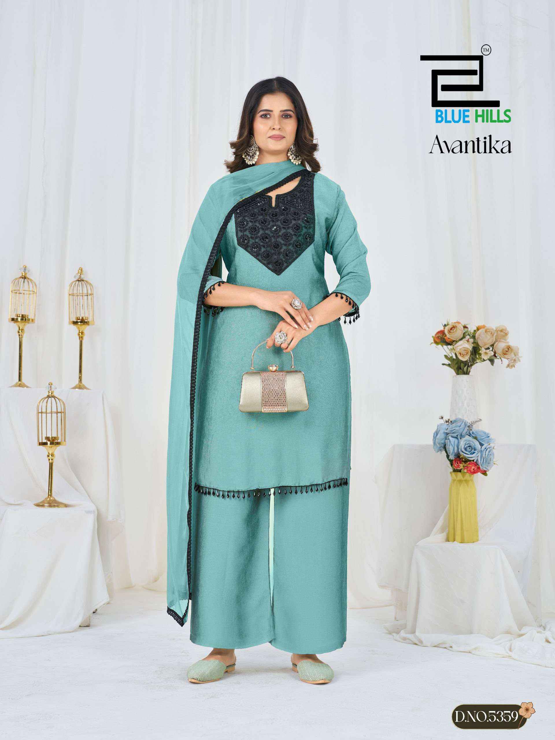Blue Hills Avantika Rangoli Crush Kurti Combo 4 pcs Catalogue