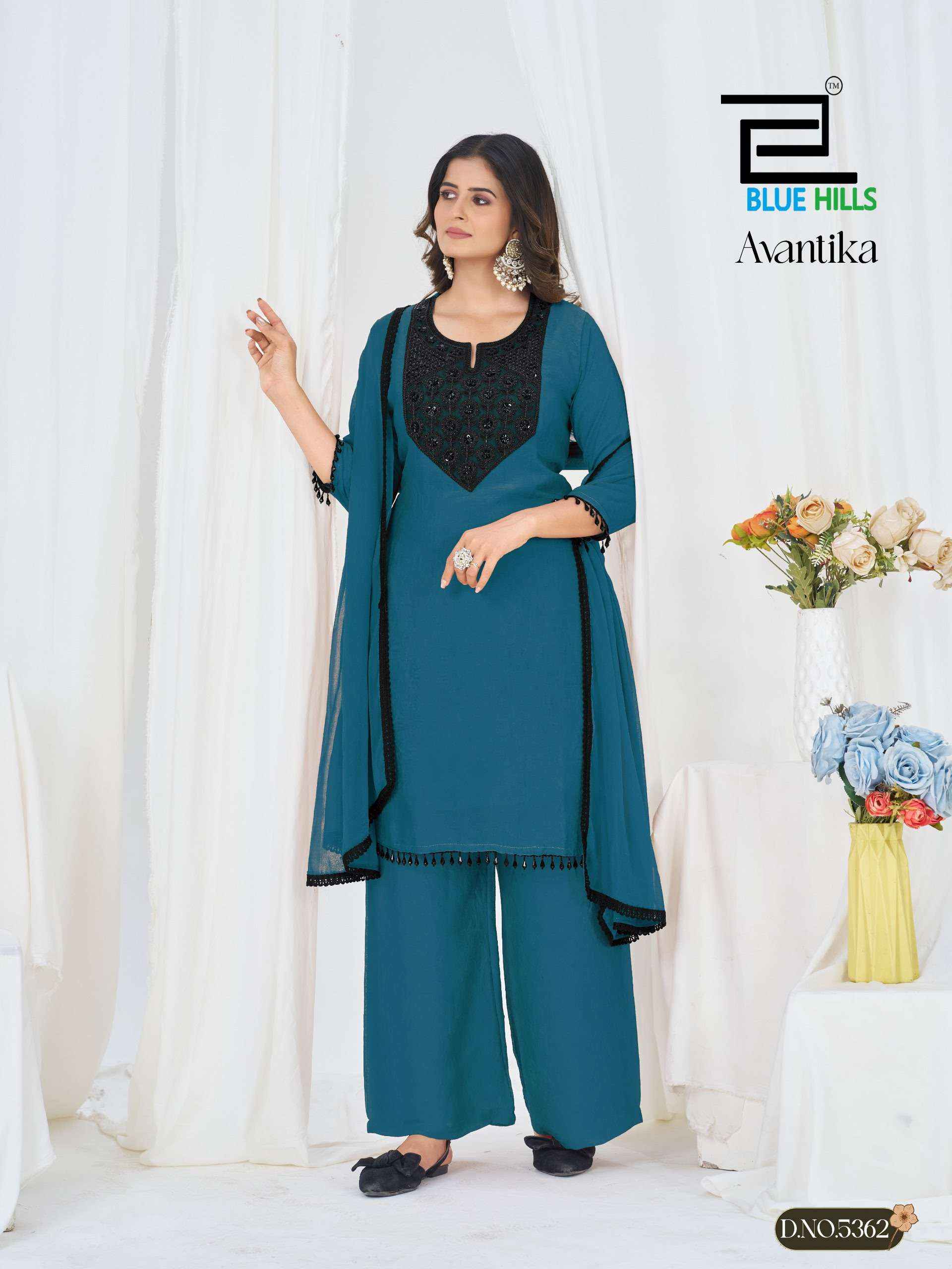 Blue Hills Avantika Rangoli Crush Kurti Combo 4 pcs Catalogue