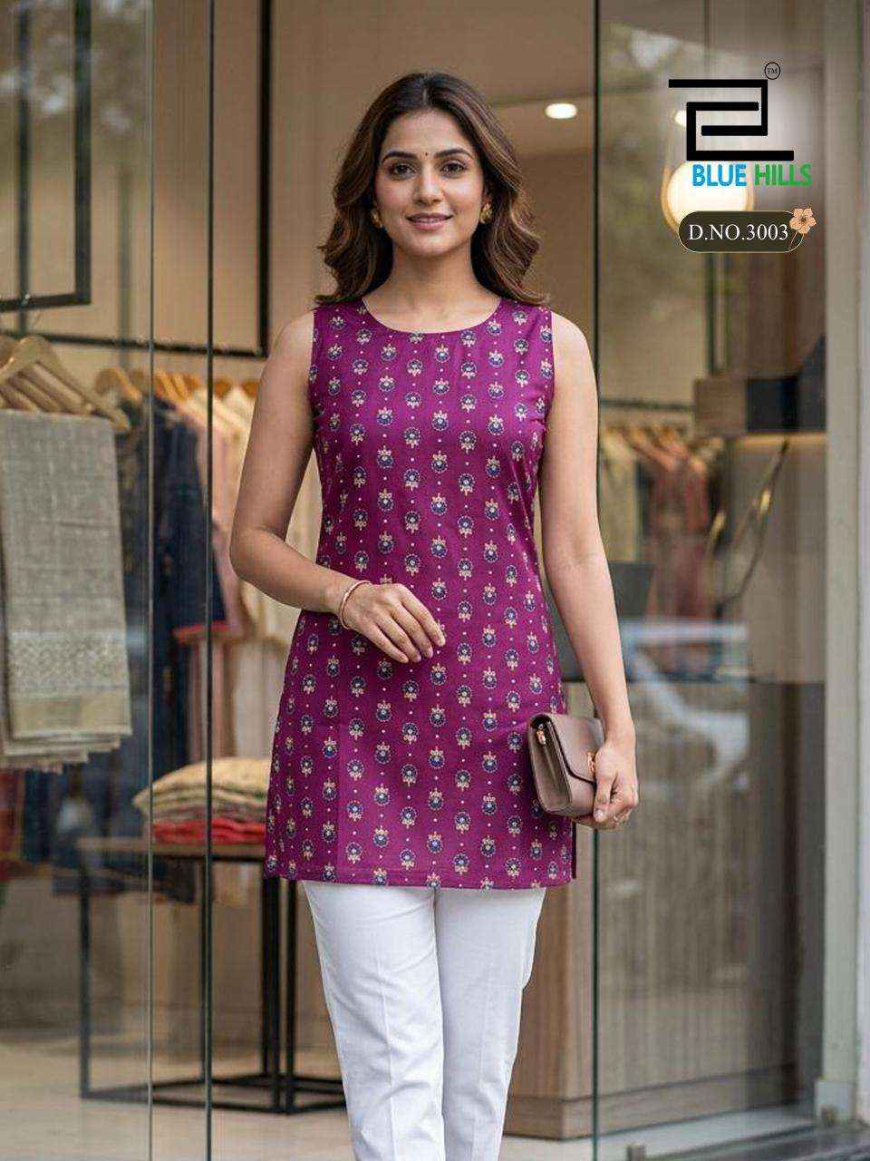 Blue Hills Queen Vol 3 Short Cotton Top 6 pcs Catalogue