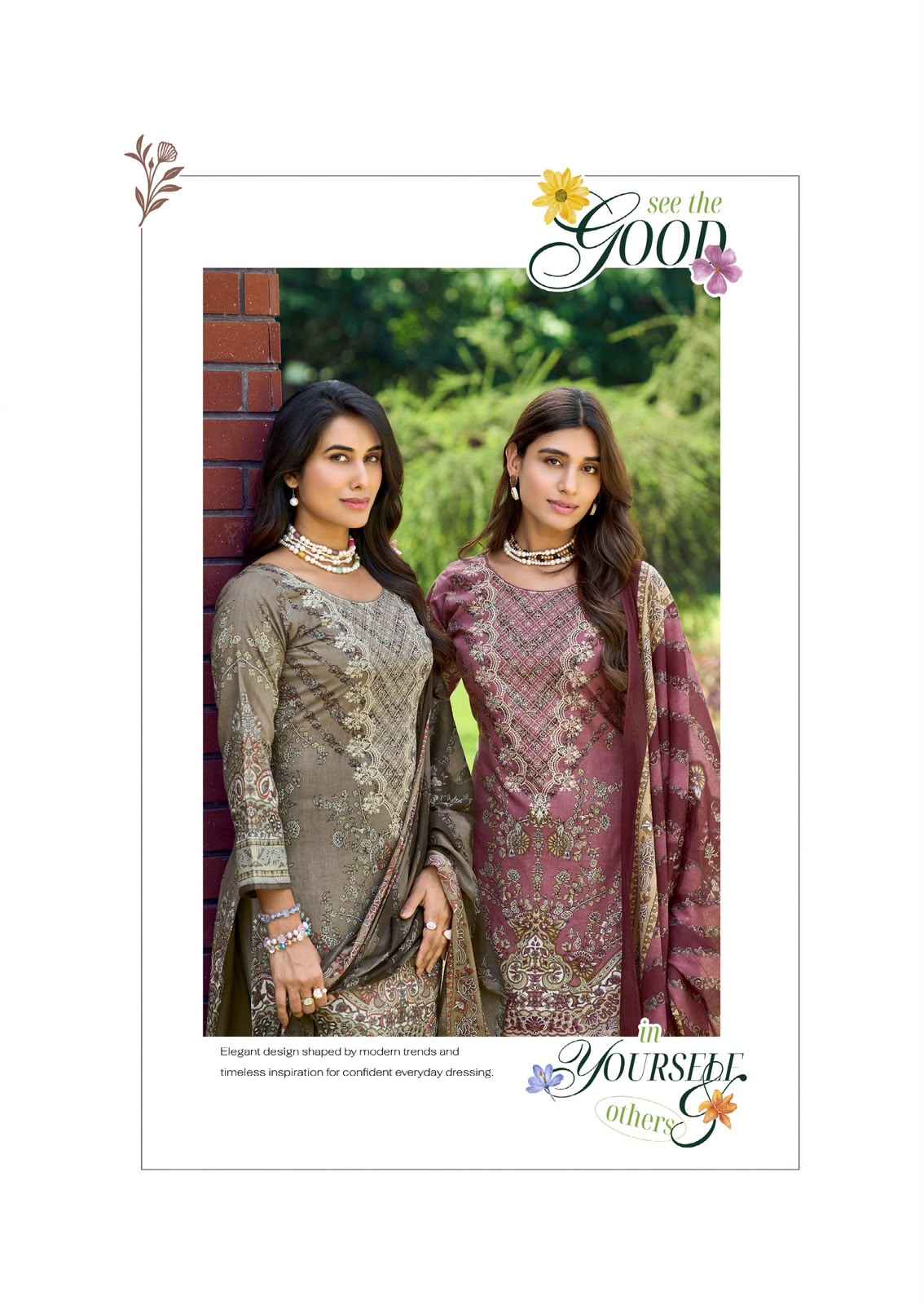 Crescent Fab Mah E Noor Vol 4 Lawn Dress Material 6 Pc Catalouge
