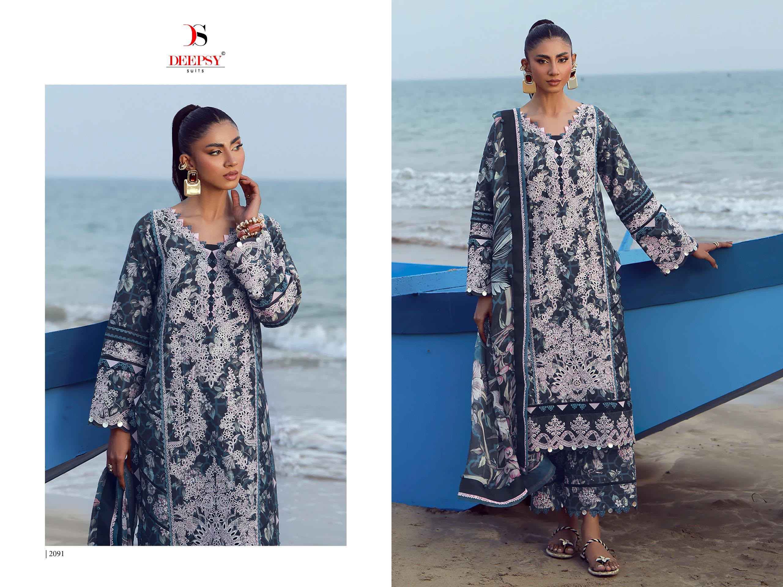 Deepsy Jade Flora Premium Vol 2 Cotton Dress Material 8 pcs Catalogue