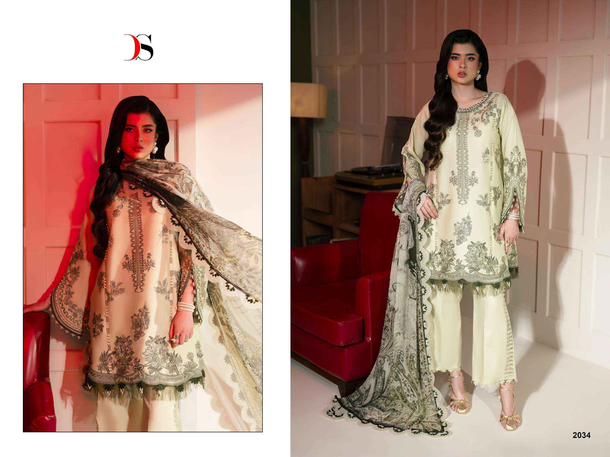 Deepsy Jade Le Premier Cotton Dress Material 5 pcs Catalogue