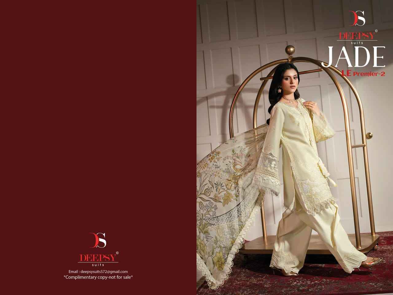 Deepsy Jade Le Premier Vol 2 Cotton Dress Material 4 pcs Catalogue