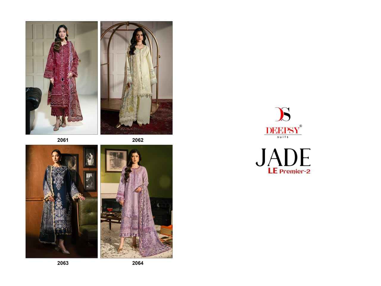 Deepsy Jade Le Premier Vol 2 Cotton Dress Material 4 pcs Catalogue