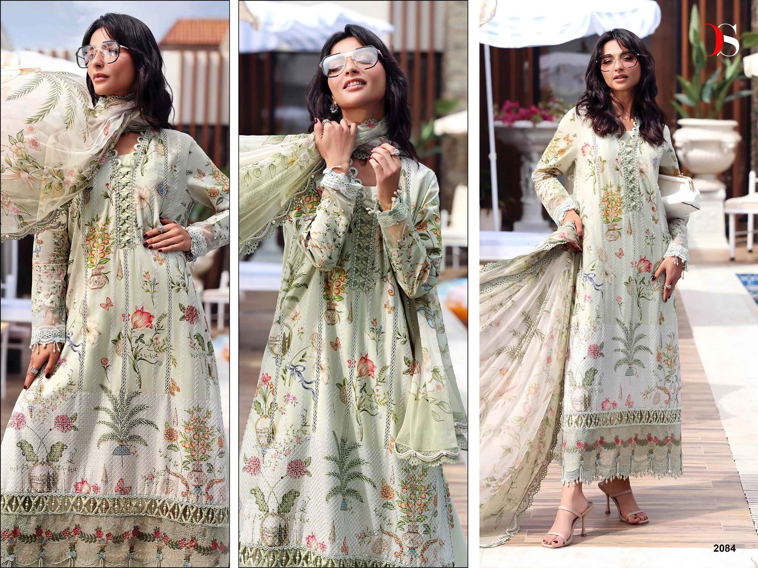 Deepsy Maria B M Print Vol 7 Cotton Dress Material 8 pcs Catalogue