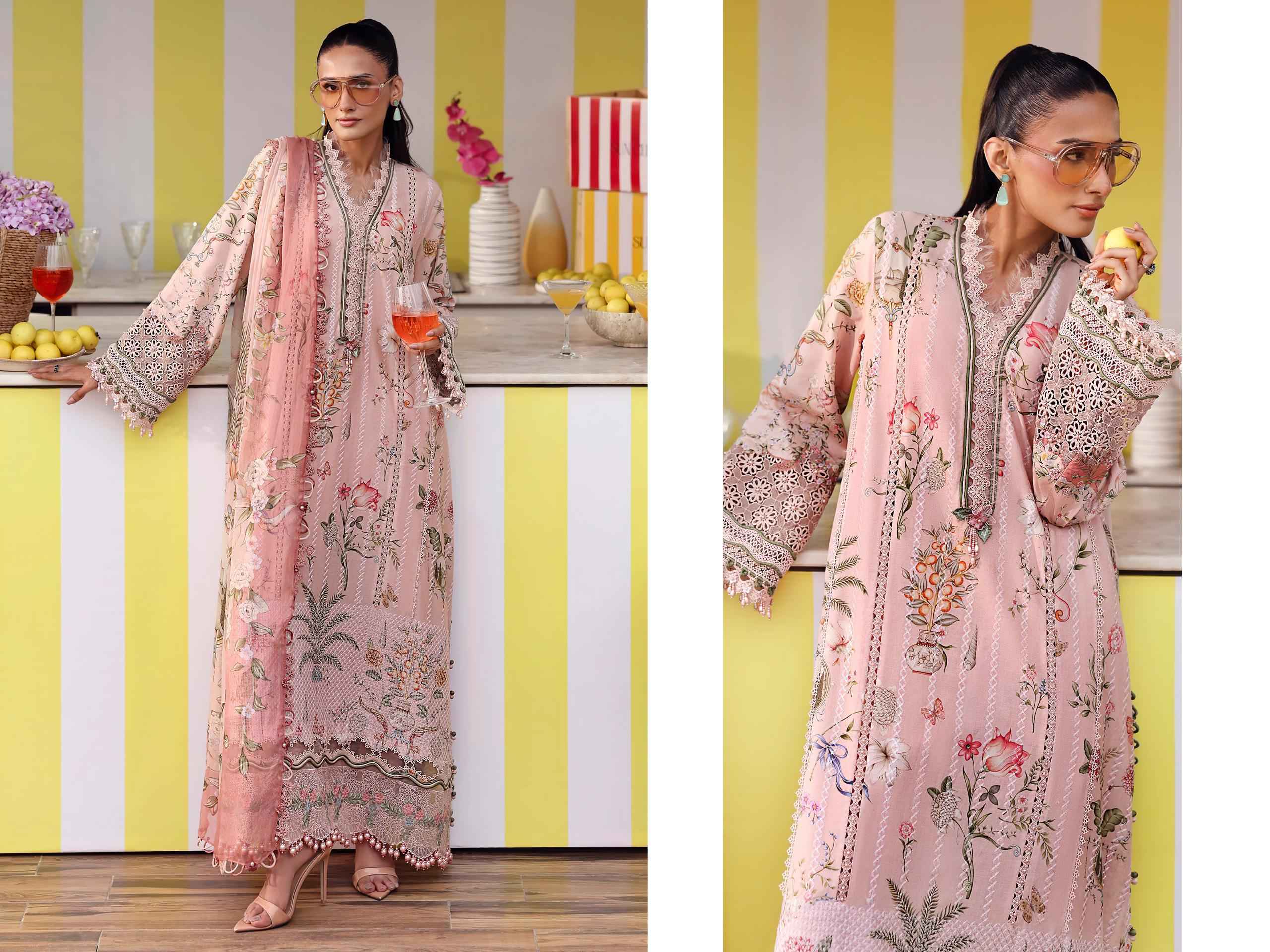 Deepsy Maria B M Print Vol 7 Cotton Dress Material 8 pcs Catalogue