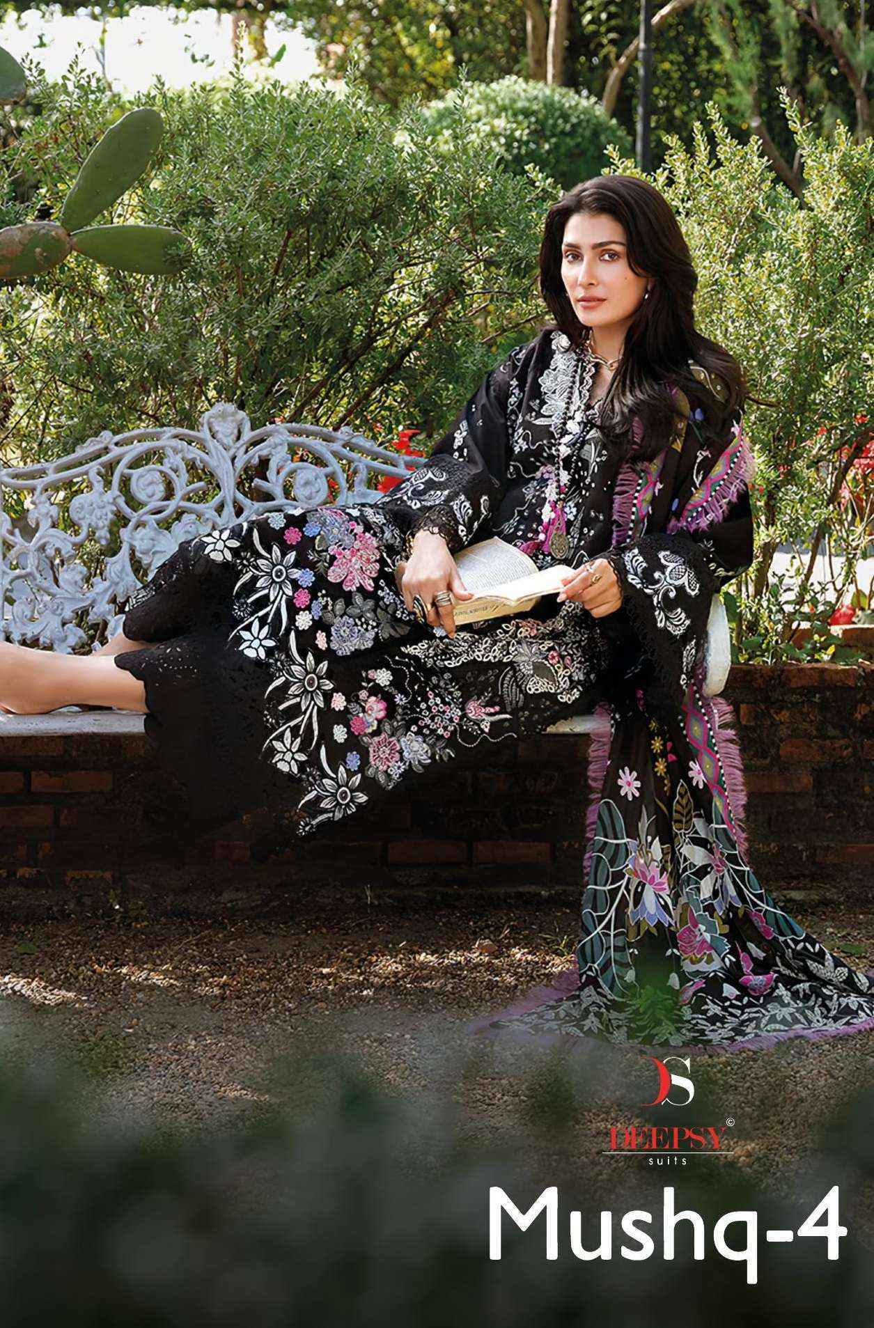 Deepsy Mushq Vol 4 Cotton Dress Material 6 pcs Catalogue