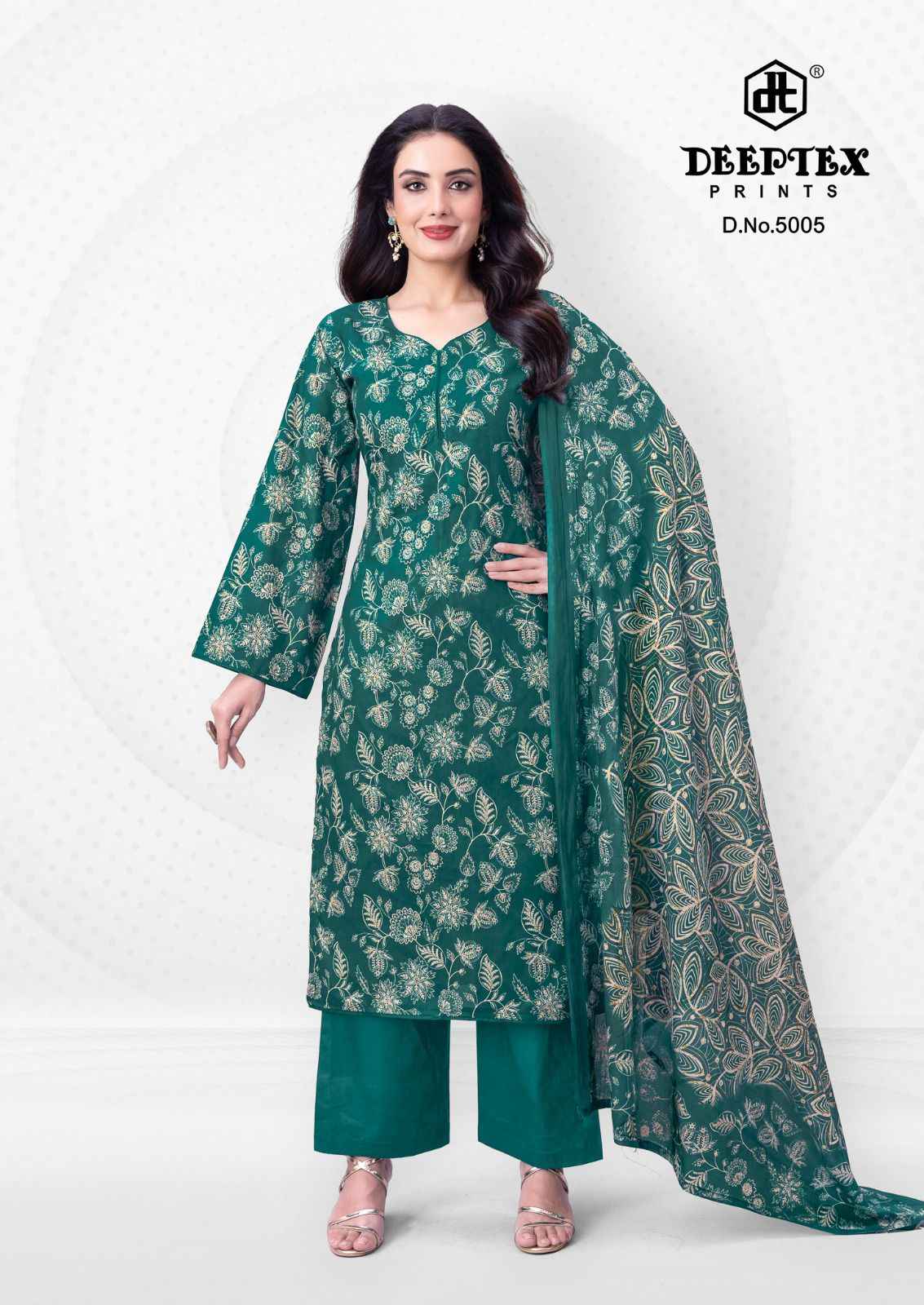 Deeptex Aalia Afreen Vol 5 Cotton Dress Material 8 pcs Catalogue
