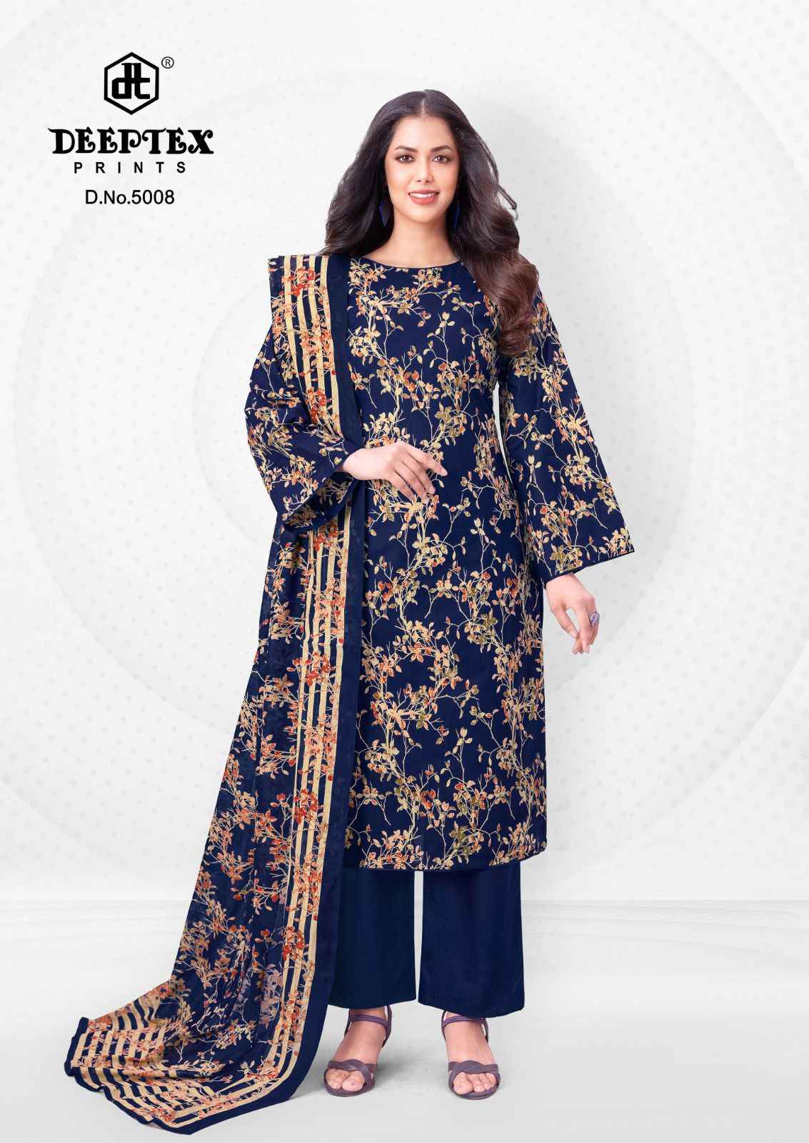 Deeptex Aalia Afreen Vol 5 Cotton Dress Material 8 pcs Catalogue