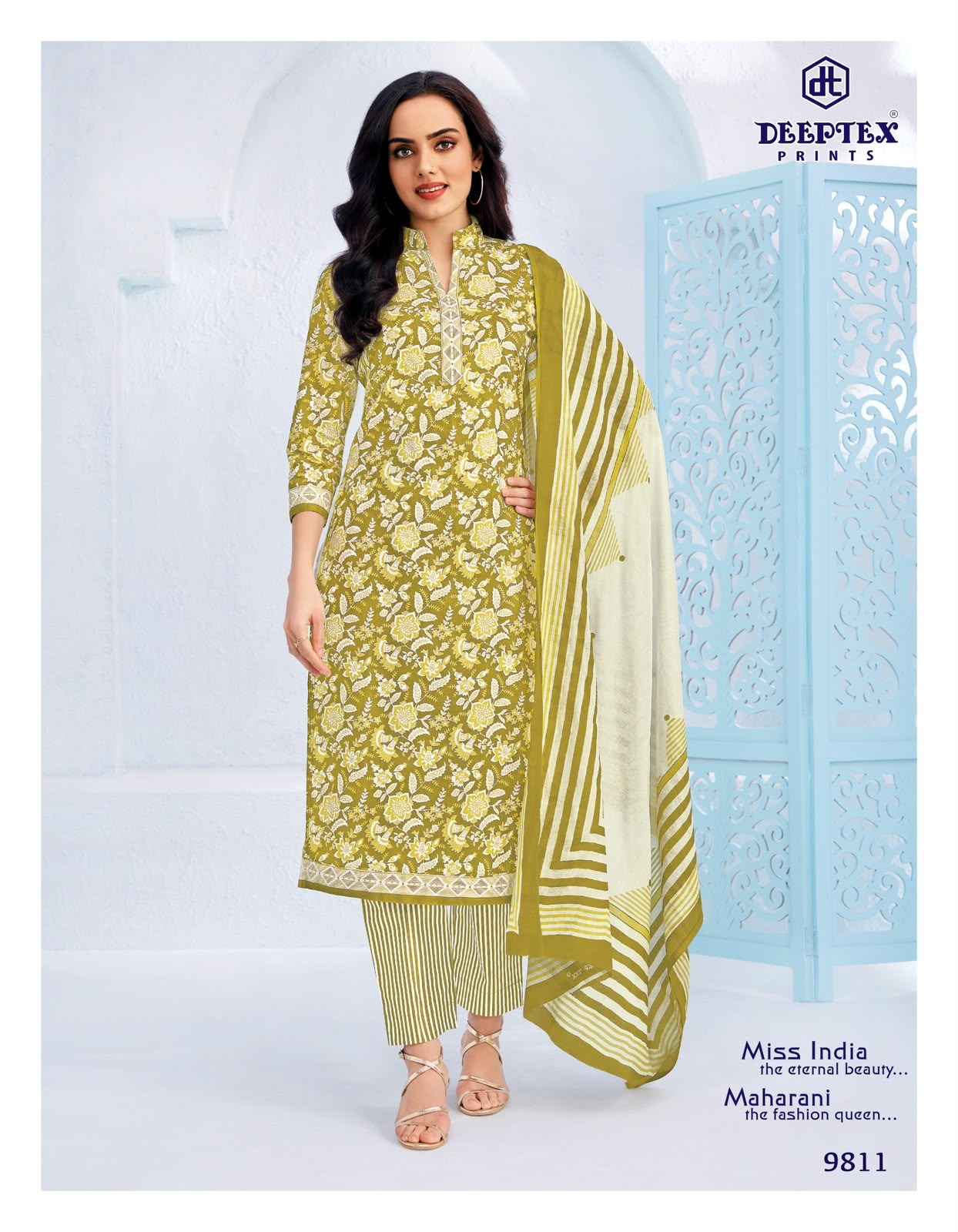 Deeptex Miss India Vol 98 Readymade Cotton Dress 16 pcs Catalogue