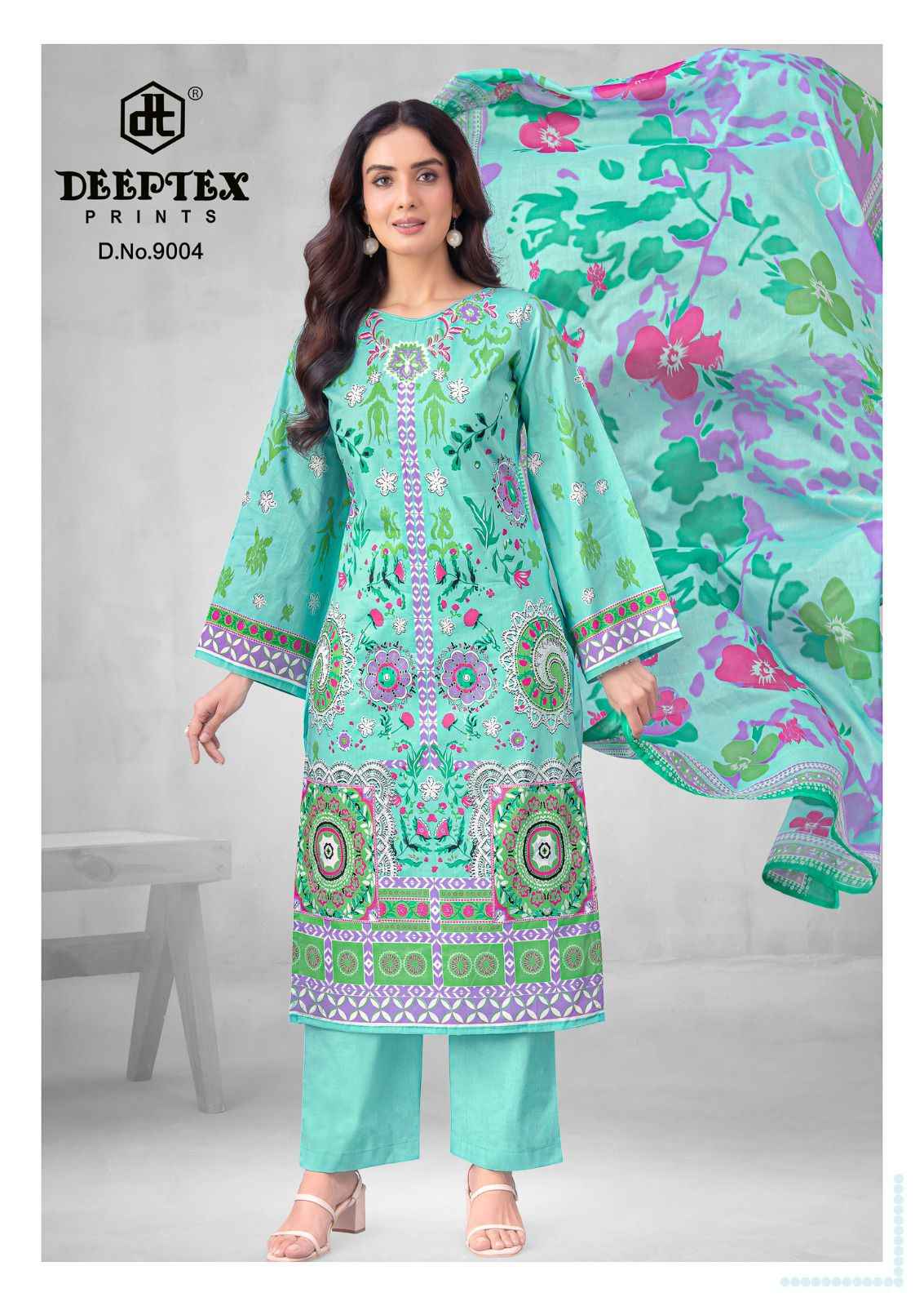 Deeptex Roohi Zara Vol 9 Readymade Lawn Cotton Dress 8 pcs Catalogue